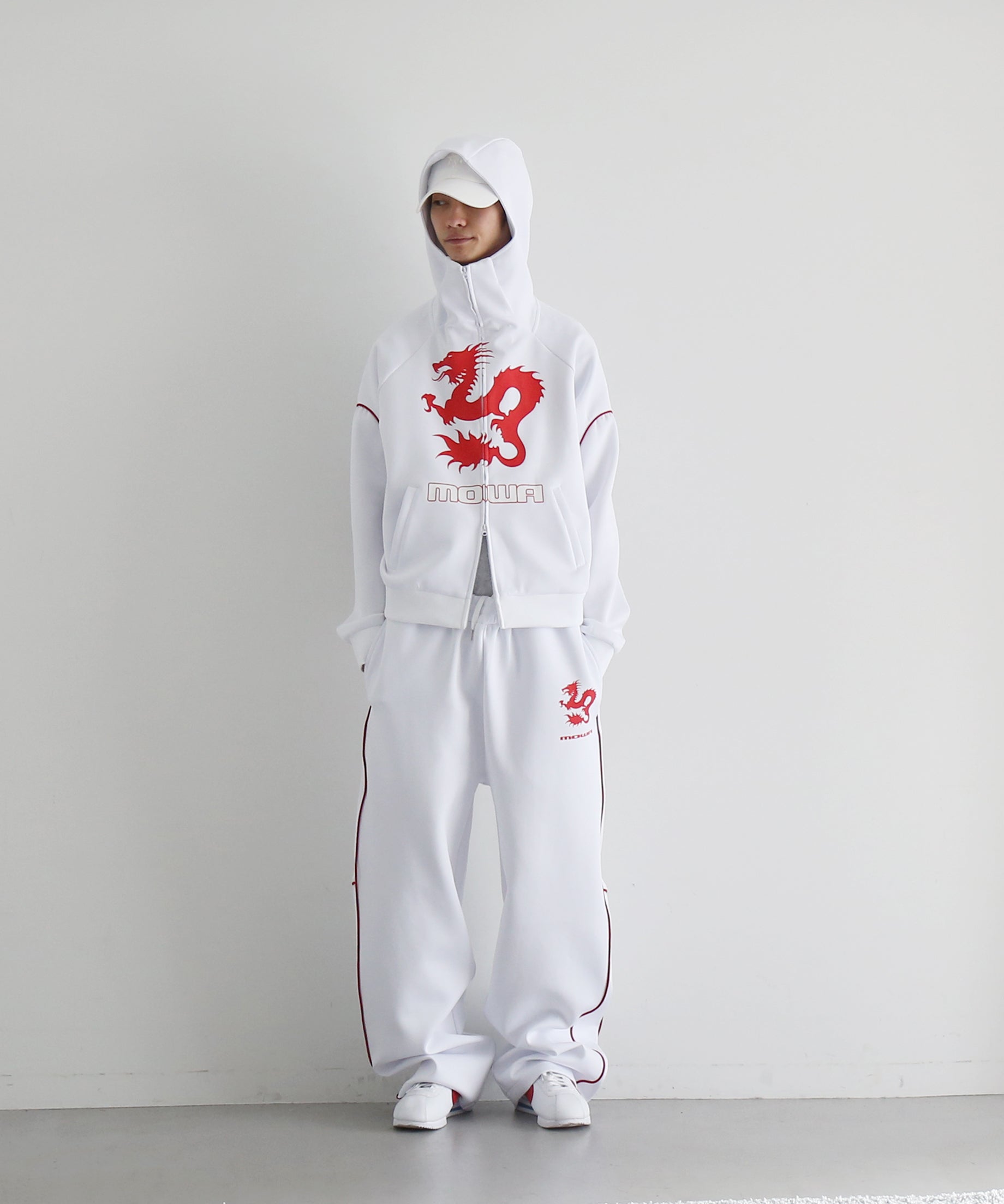 MOWALOLA Zushi track top "WHITE"