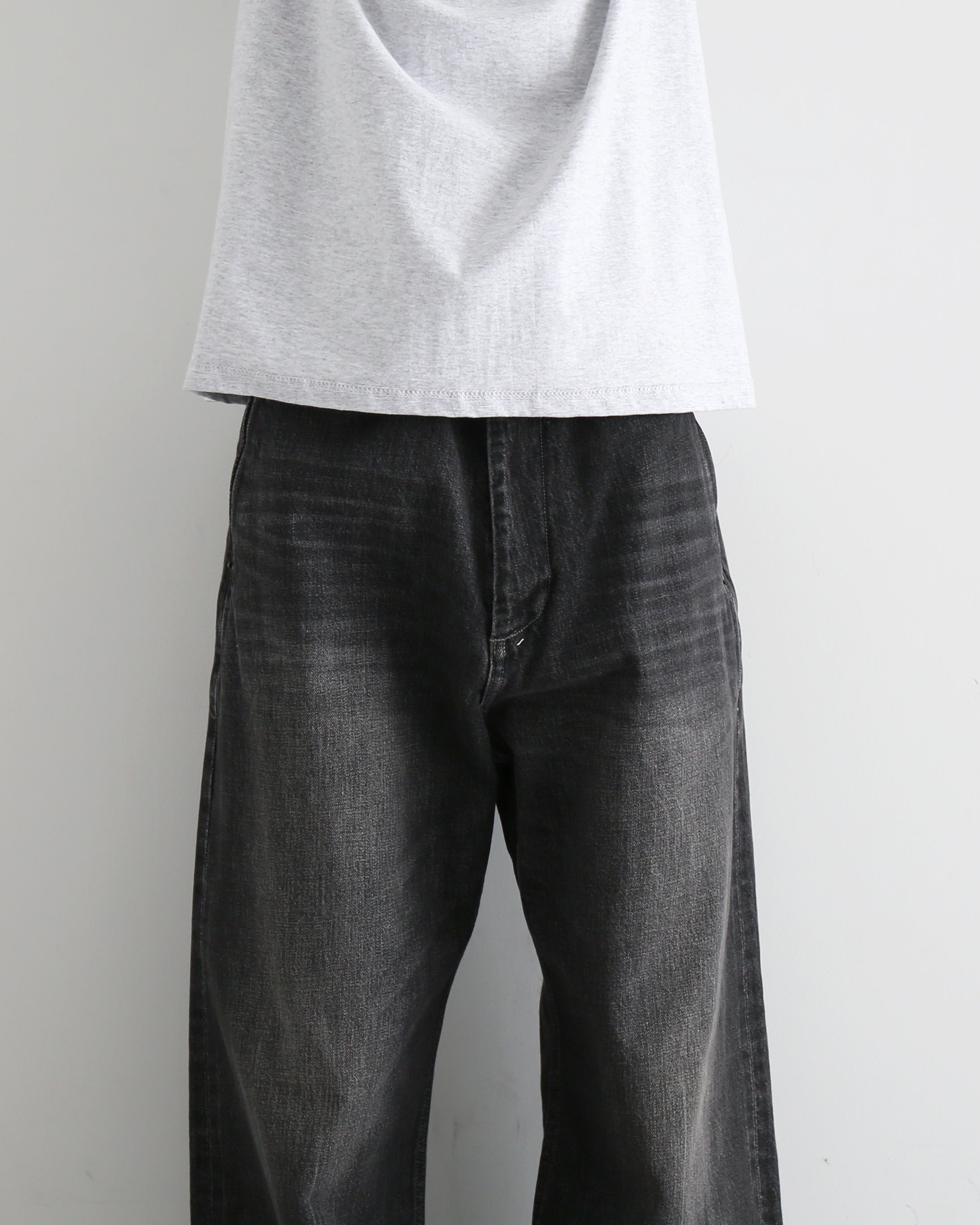 KAIKO The denim loose fit vintage "BLACK"