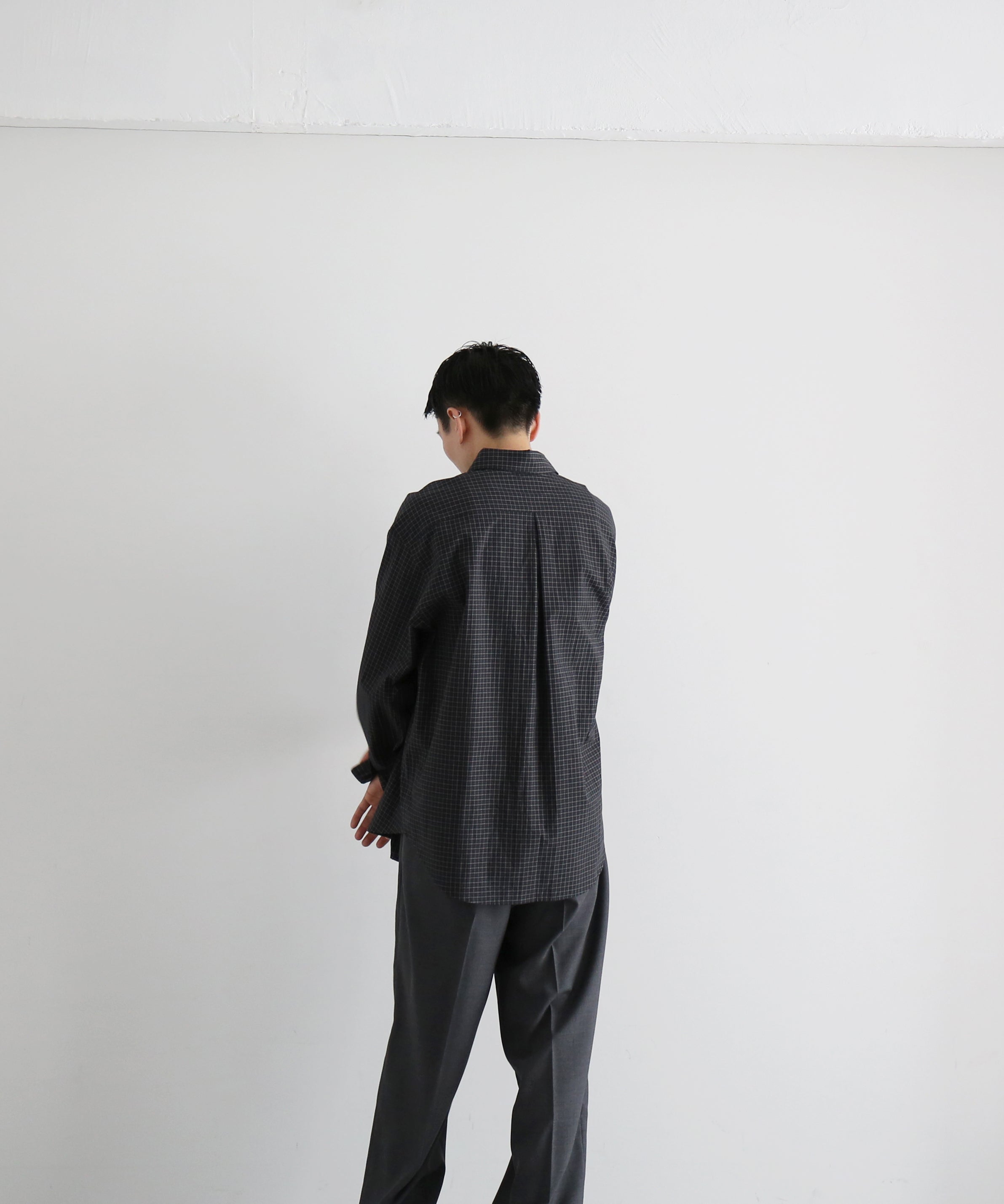 ABELIA EDOWARD GOUCHA Ordinary shirt "BLACK"