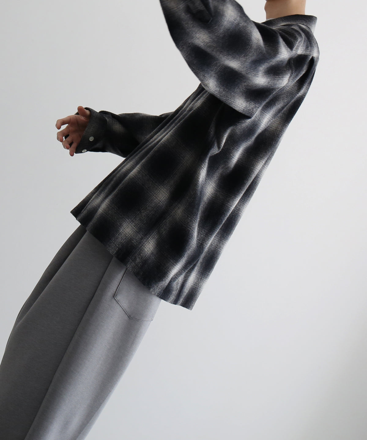 COTTON PAN Schaaf l/s oakland型 "BLACK×WHITE"