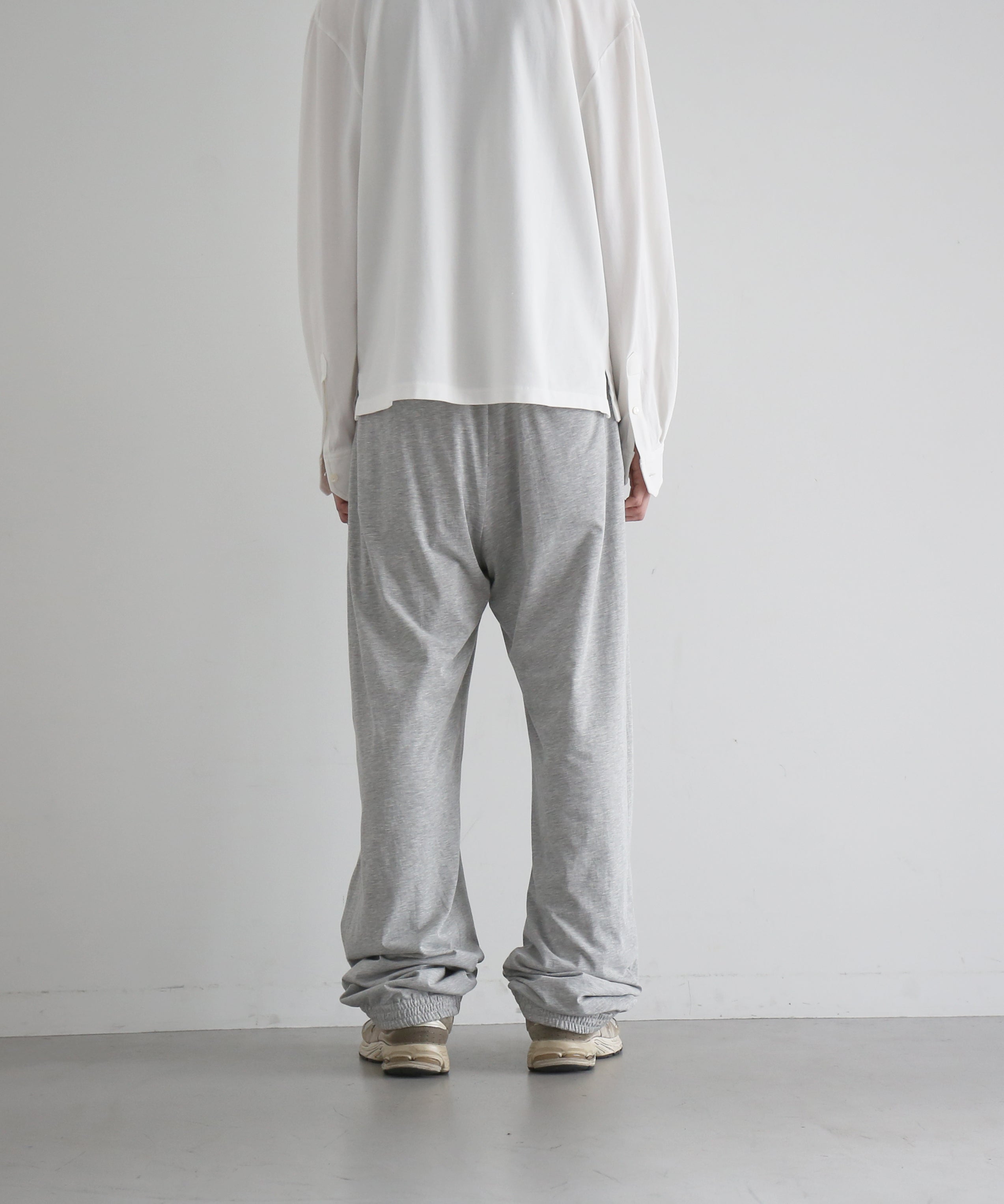 KAIKO Double loose easy pants "TOP GRAY"