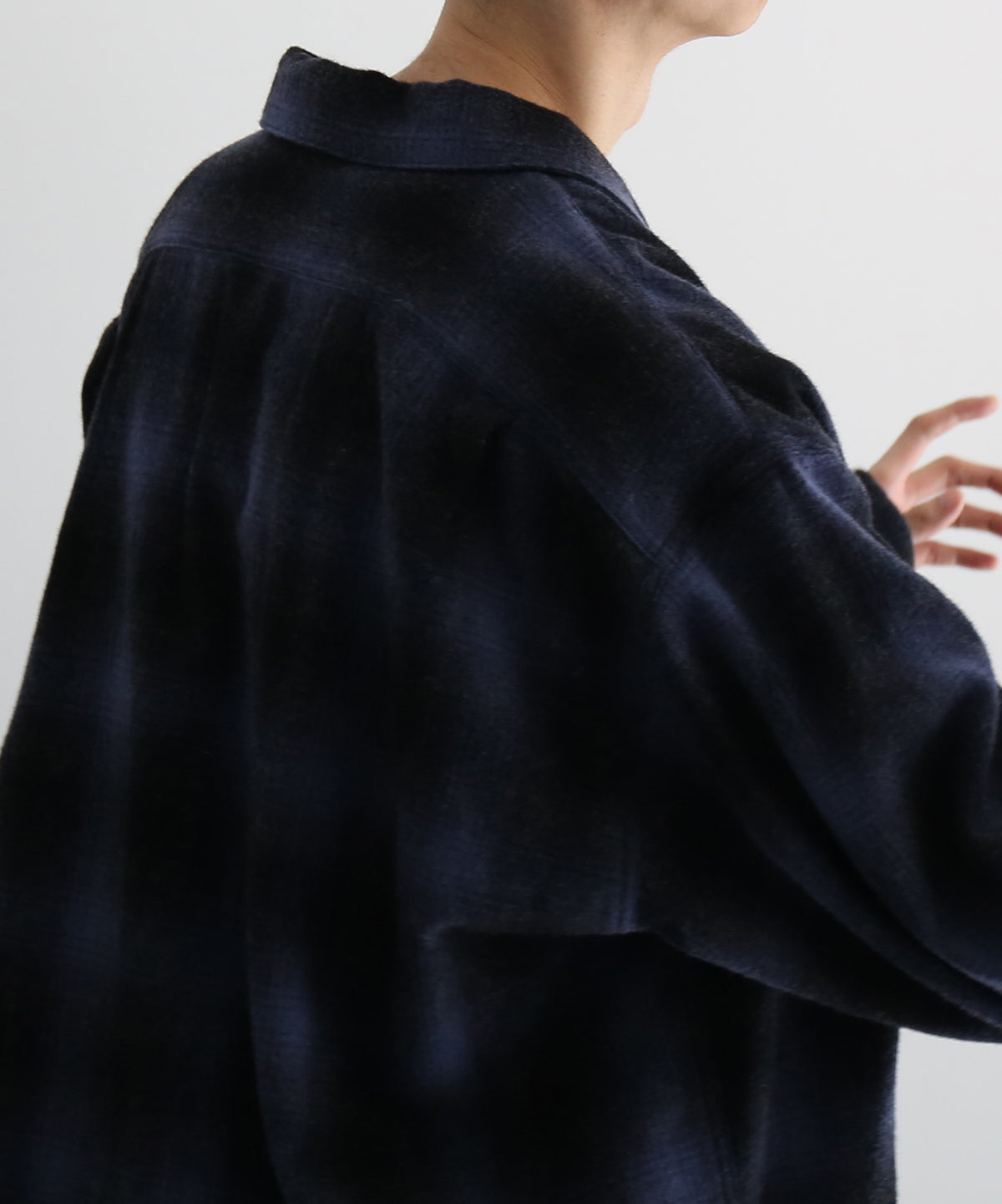 COTTON PAN Schaaf l/s oakland型 "BLACK×BLUE"