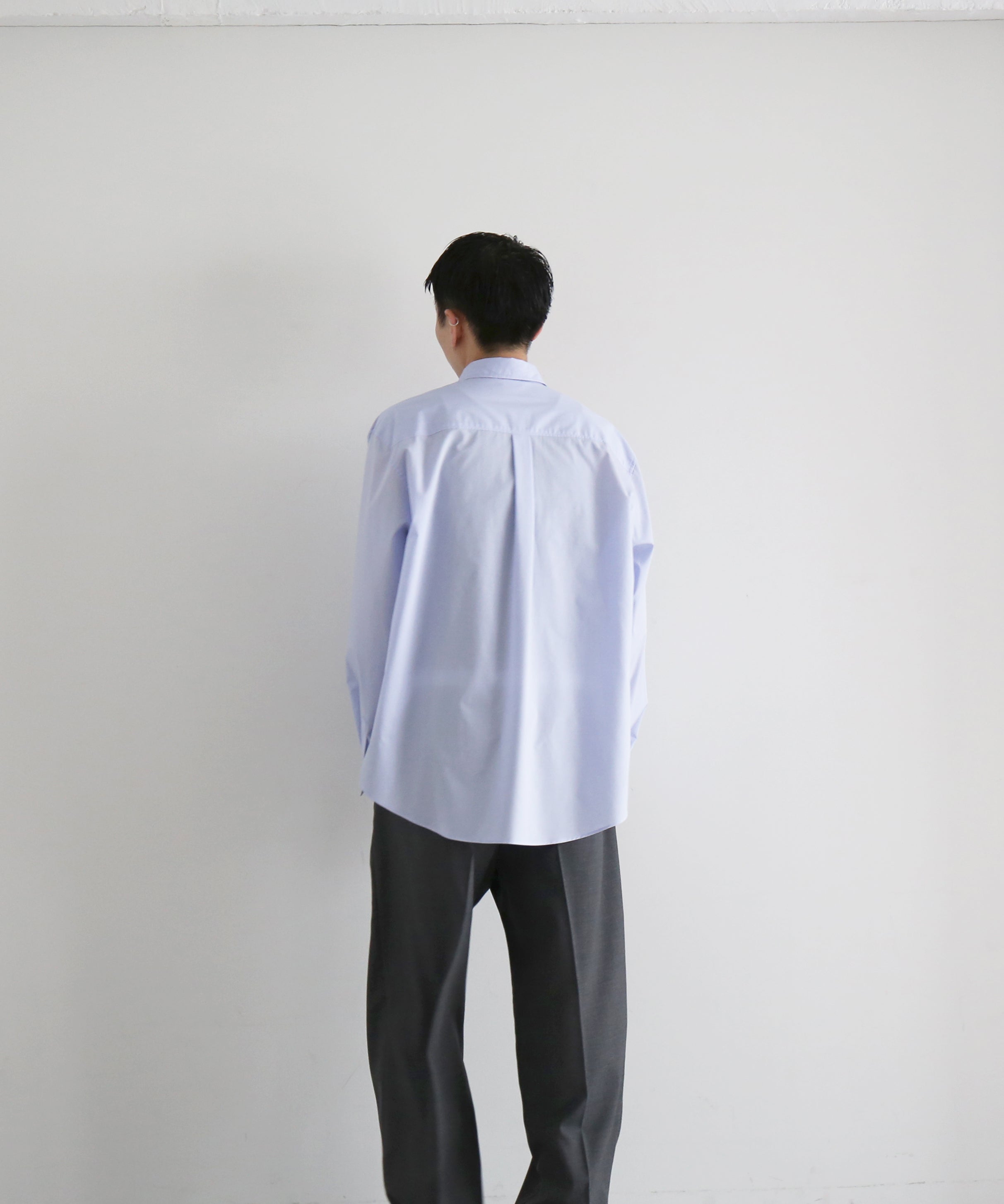 DIGAWEL Buttondown shirt "BLUE"