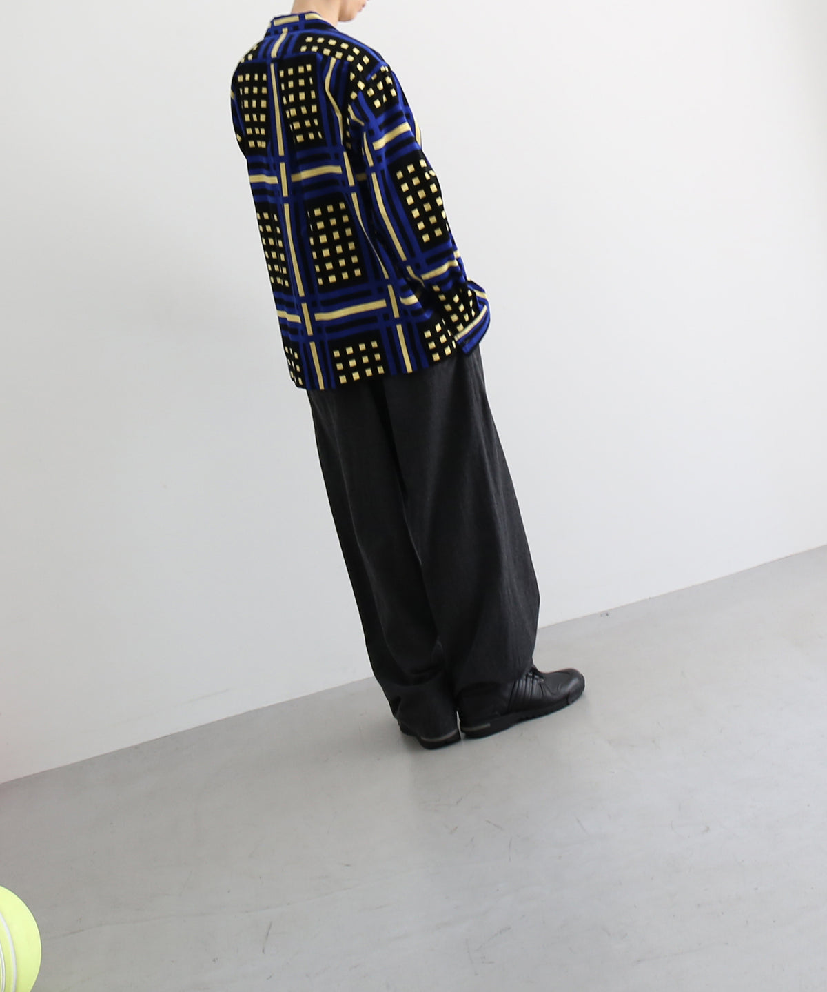 COTTON PAN ハンター l/s コーデュロイシャツ beach型 "BLUE"