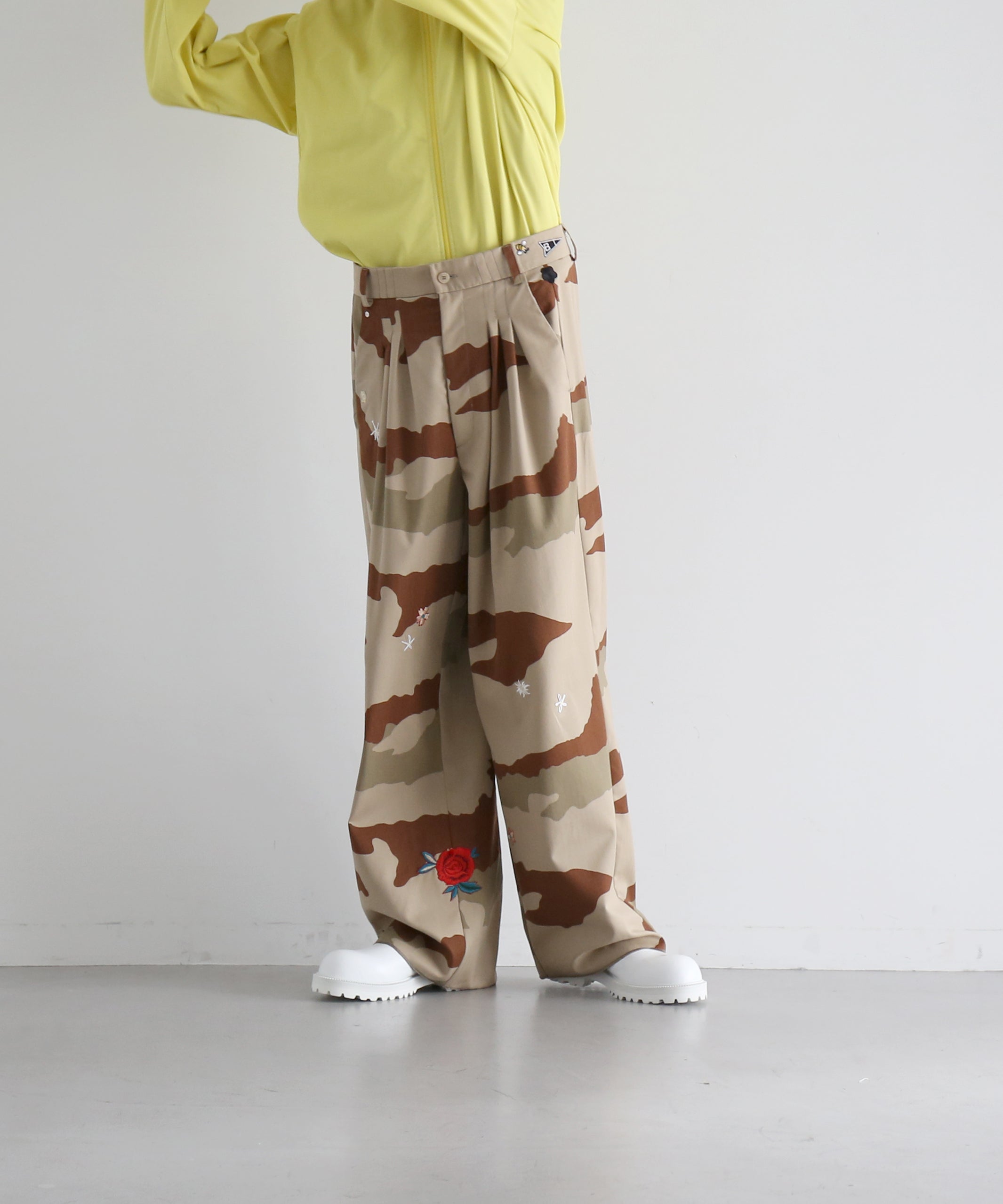 BLESS Ultrawidepleated "CAMOUFLOWER UNIQUE"