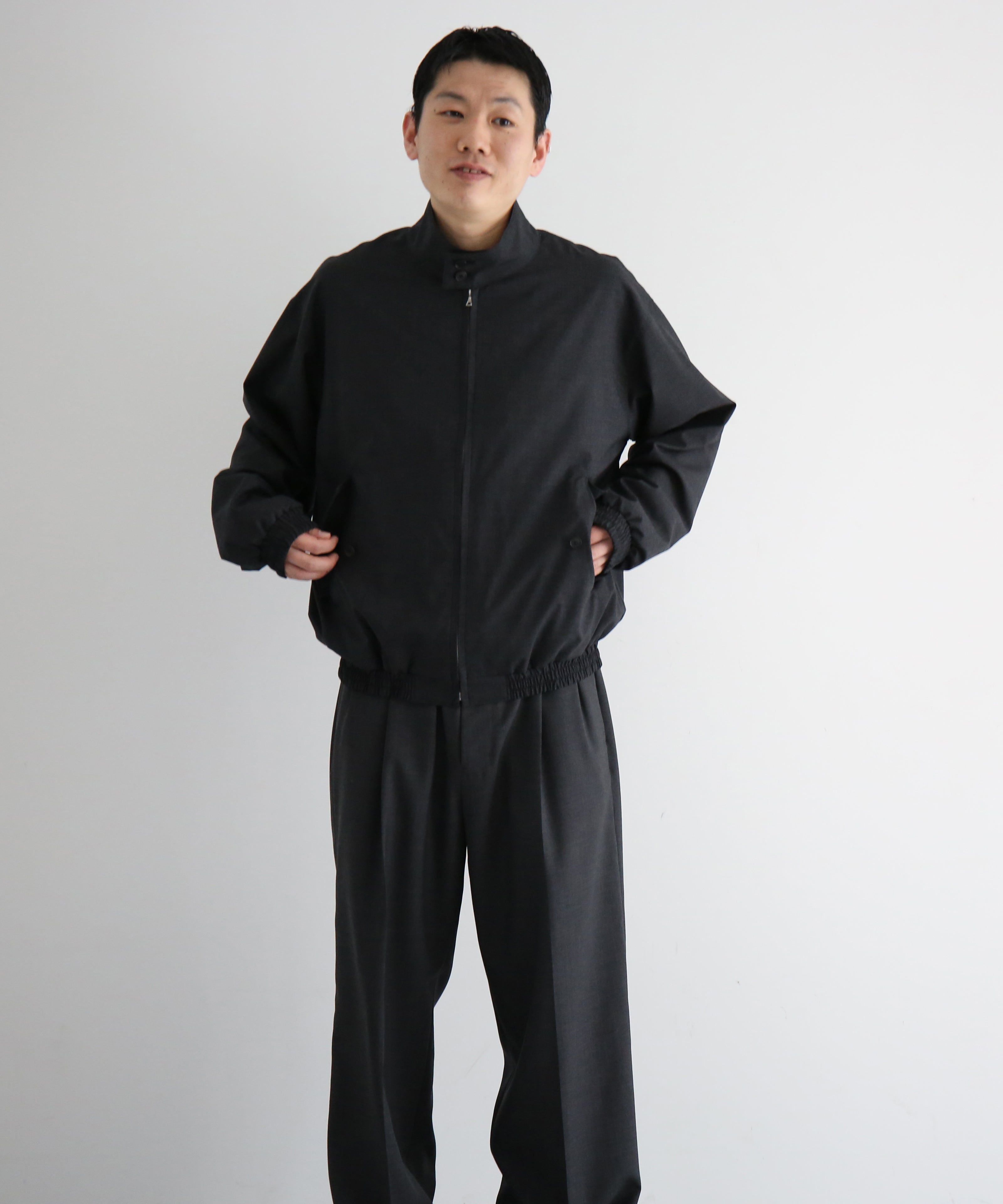 AURALEE【オーラリー】Ultra fine tropical wool zip blouson 