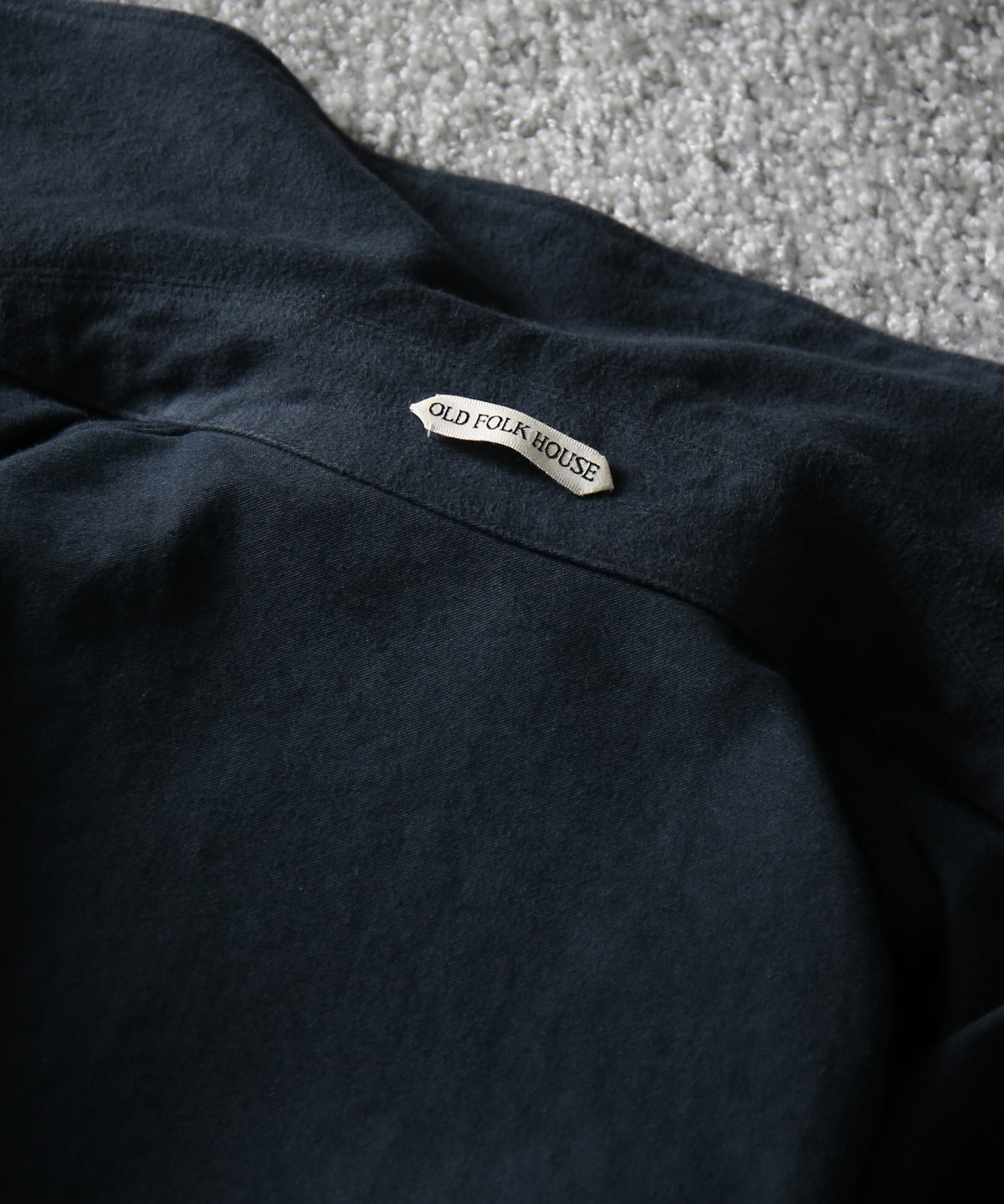 OLD FOLK HOUSE Moleskin jacket "NAVY"