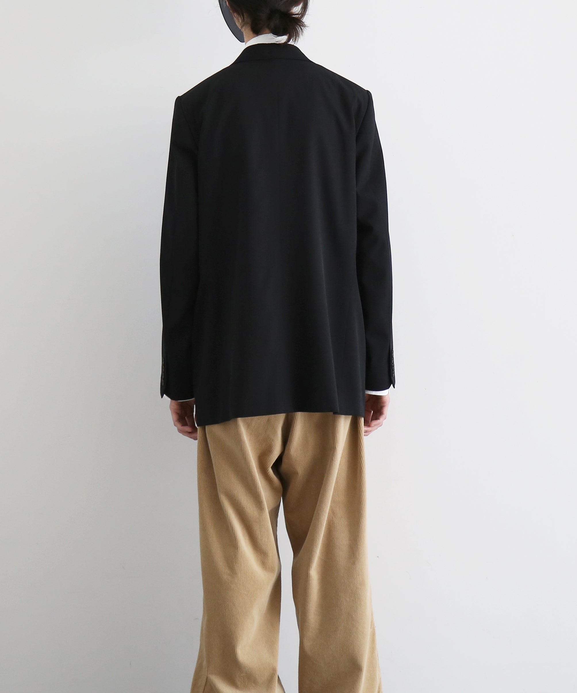 AURALEE Light wool max gabardine jacket "TOP BLACK"