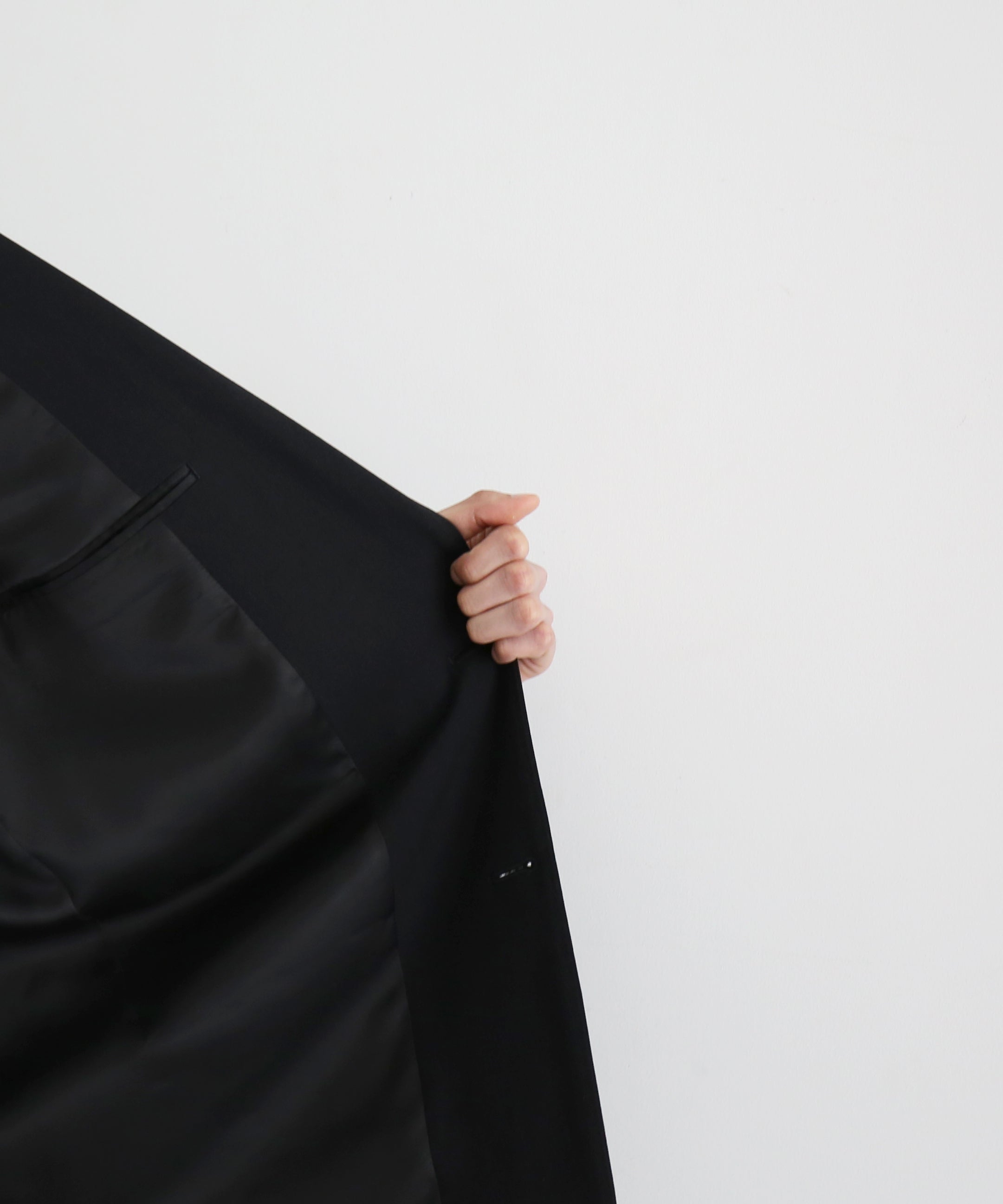 AURALEE Light wool max gabardine jacket "TOP BLACK"