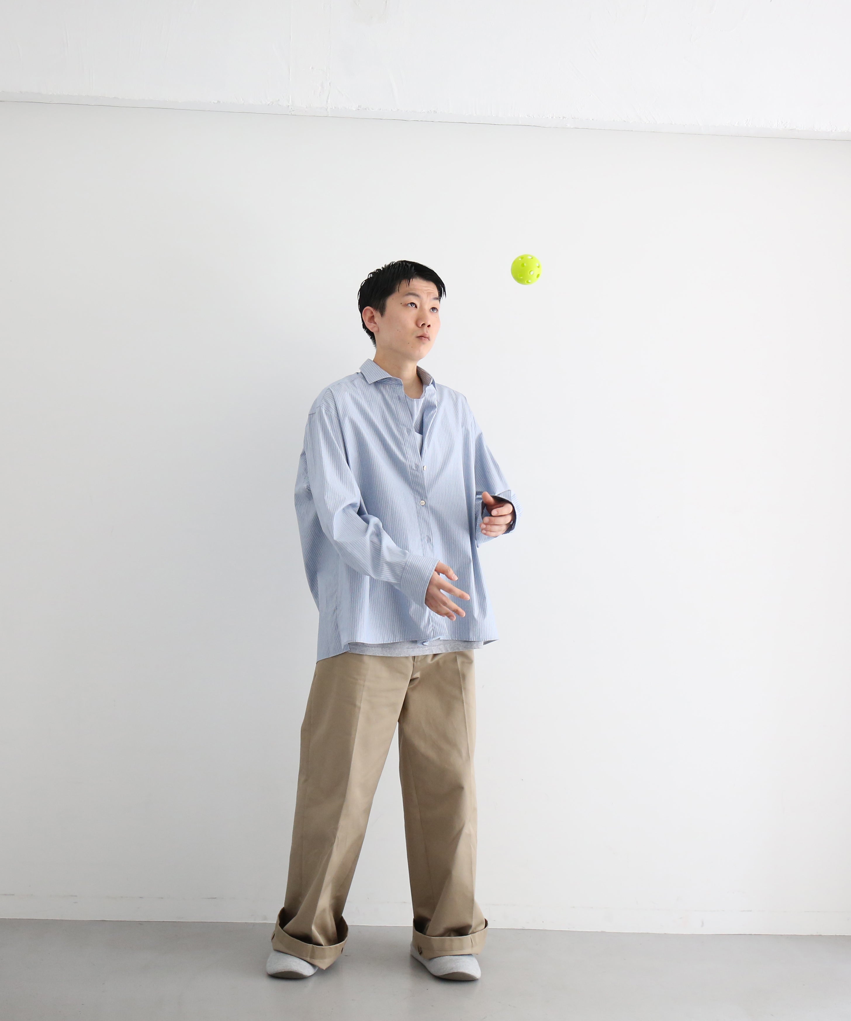 Baserange Keep shirt S,M "BLUESTRIPE"