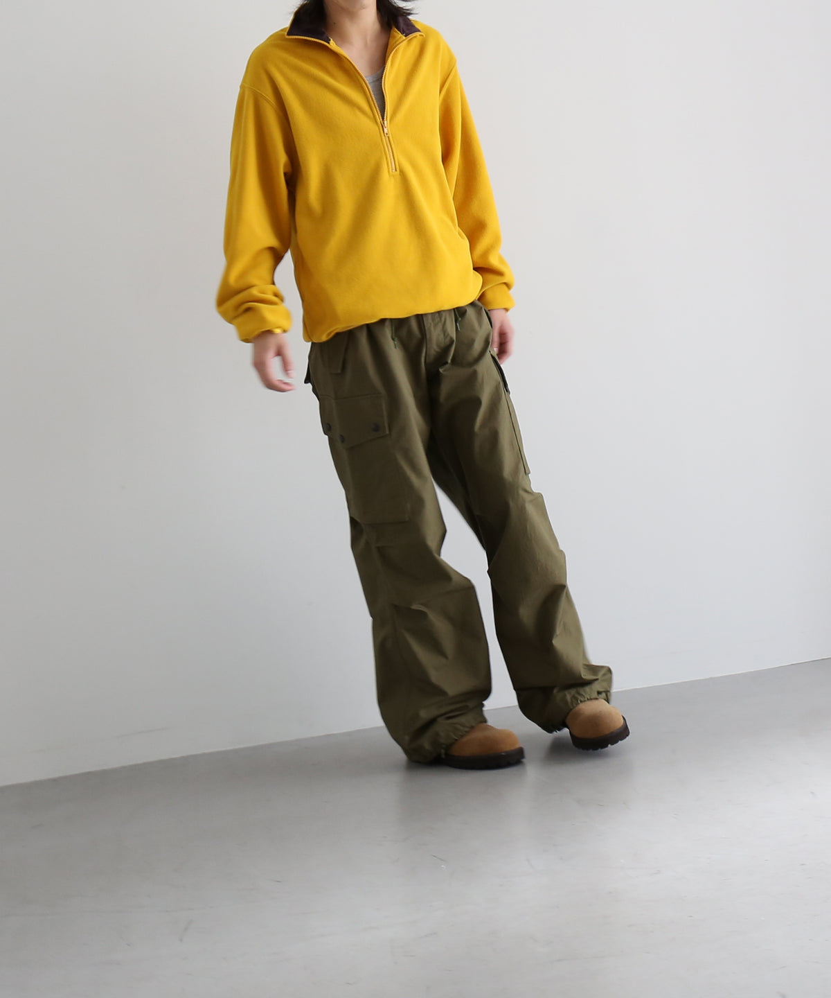 entire studios Shell fleece “CANARY”