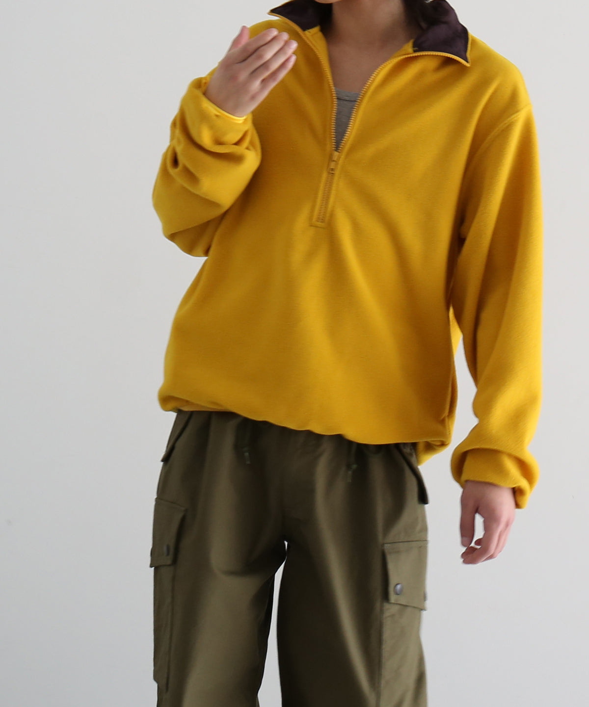 entire studios Shell fleece “CANARY”