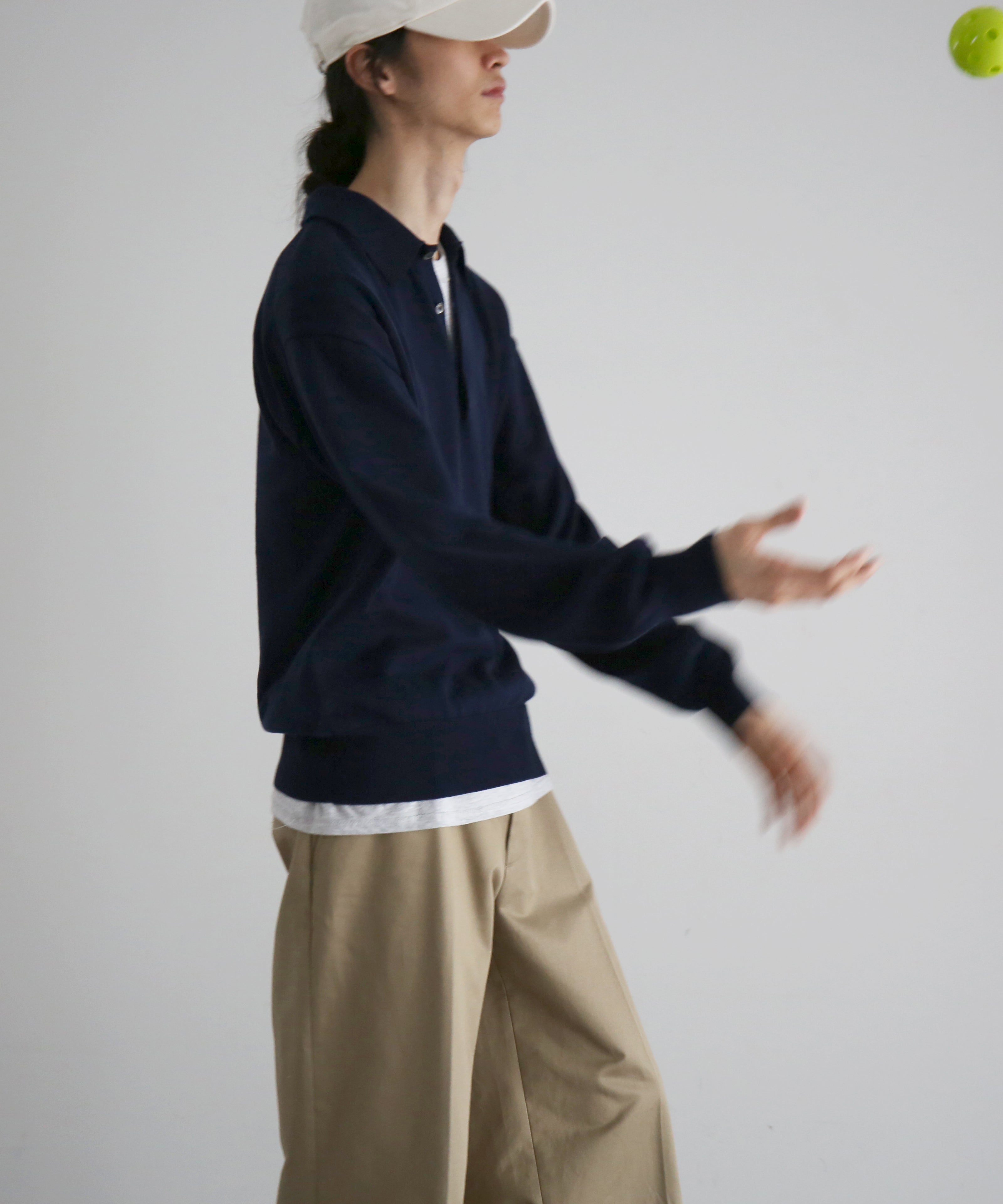 KAIKO Supima polo "NAVY"