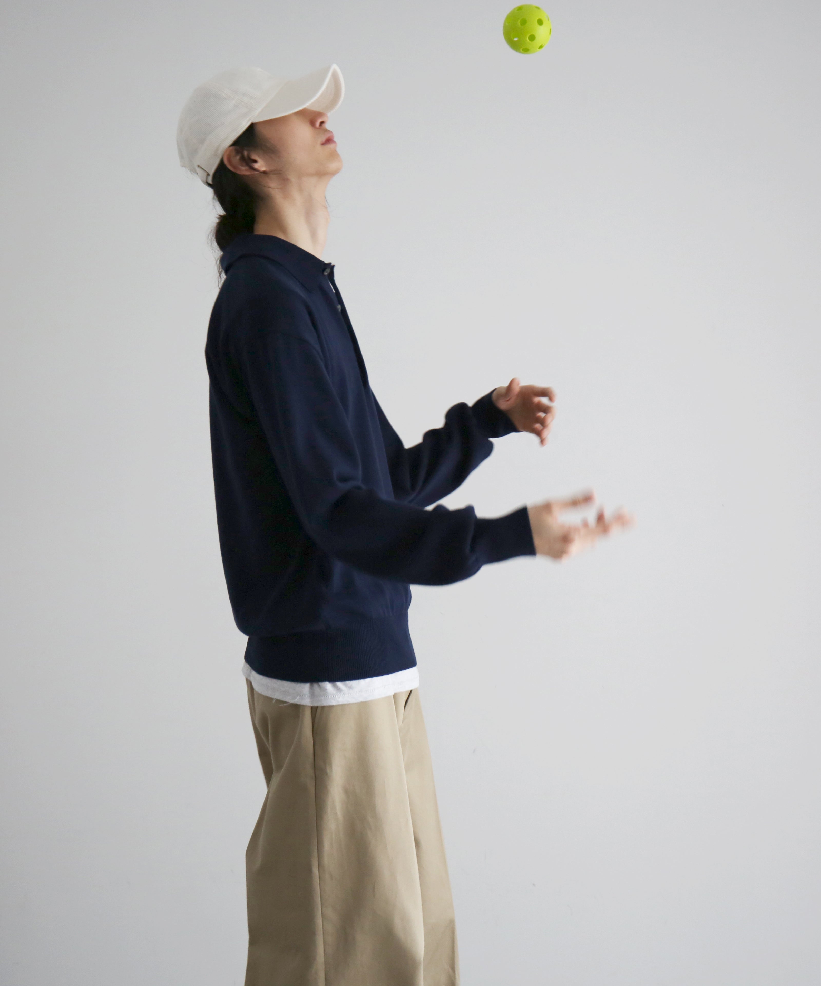 KAIKO Supima polo "NAVY"