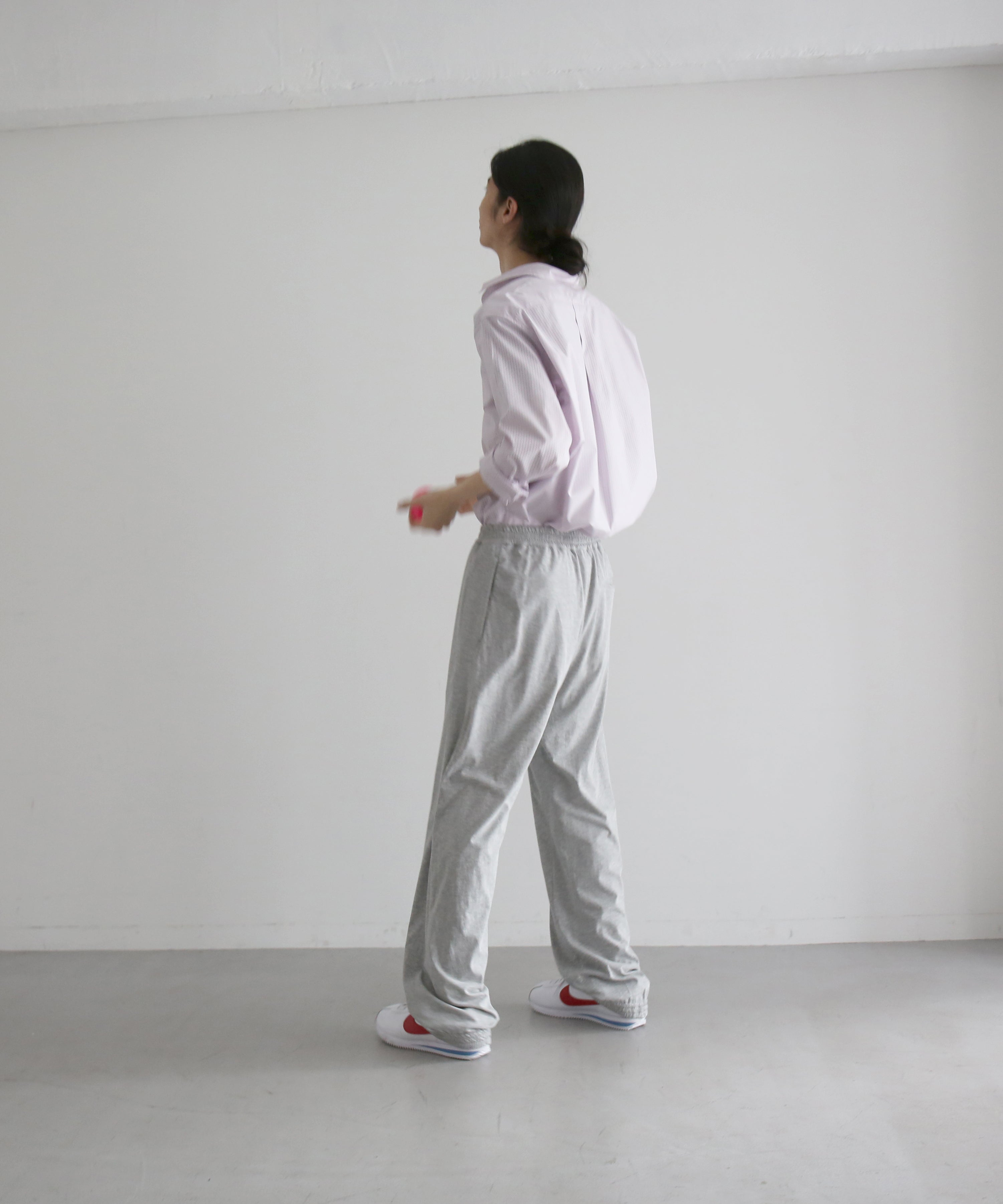KAIKO Double loose easy pants "TOP GRAY"