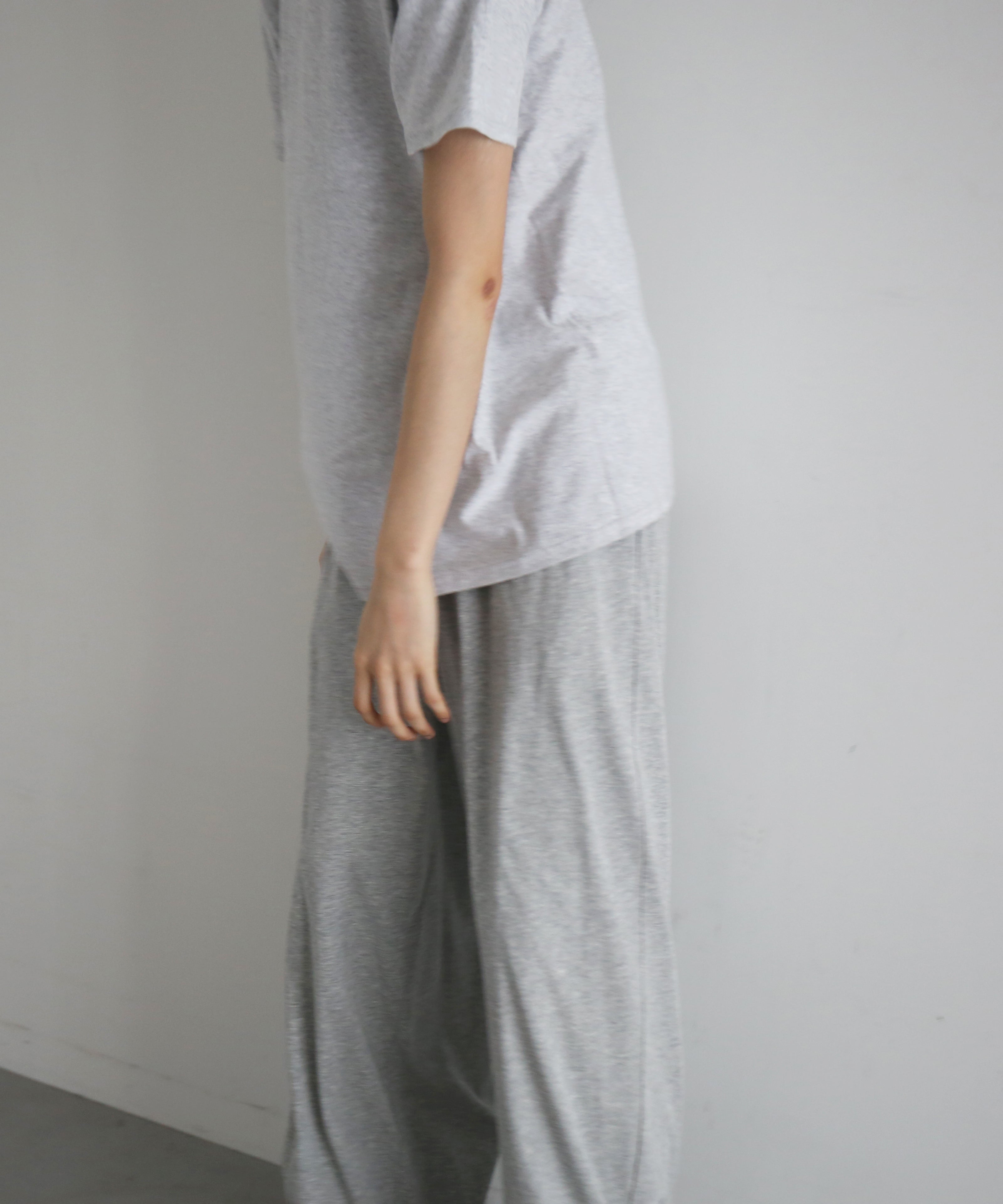 KAIKO Double wide easy pants "TOP GRAY"