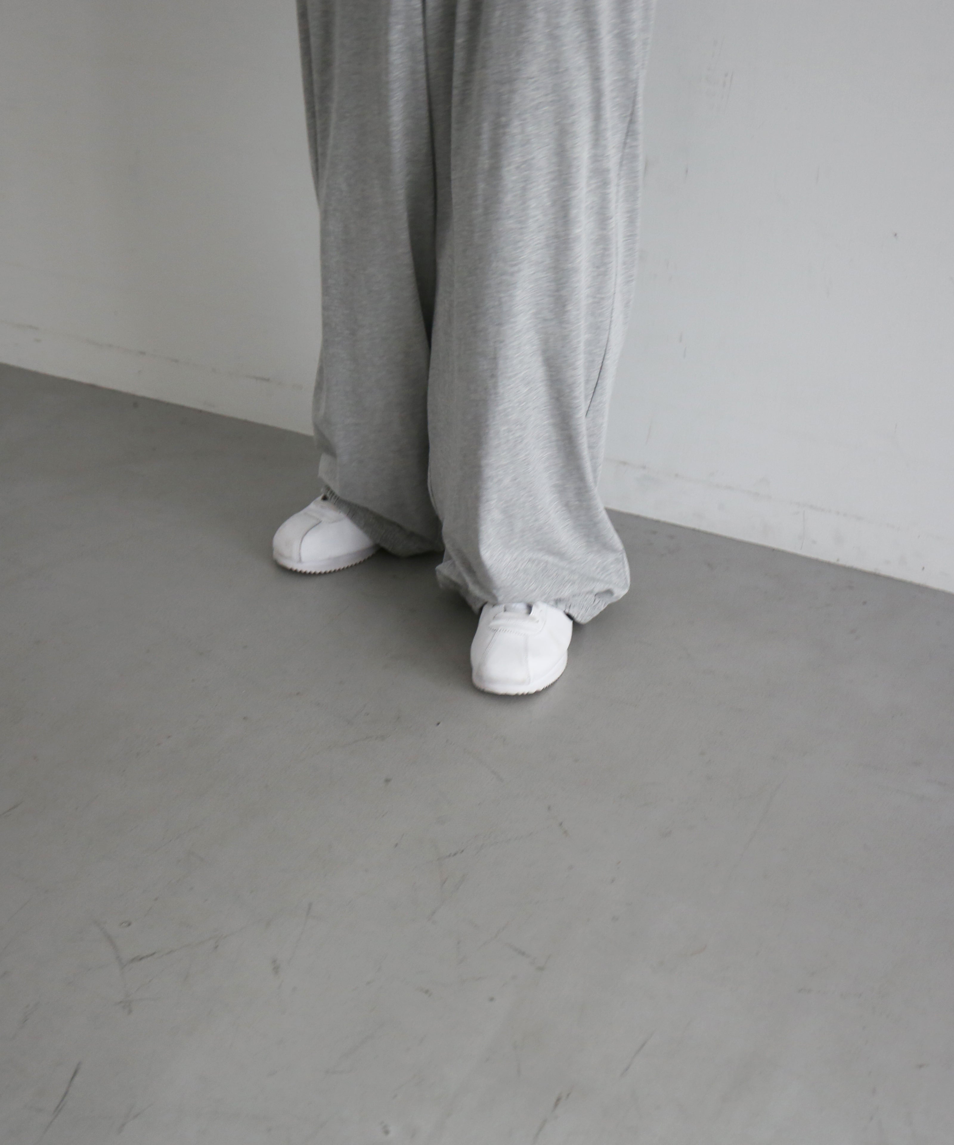 KAIKO Double wide easy pants "TOP GRAY"