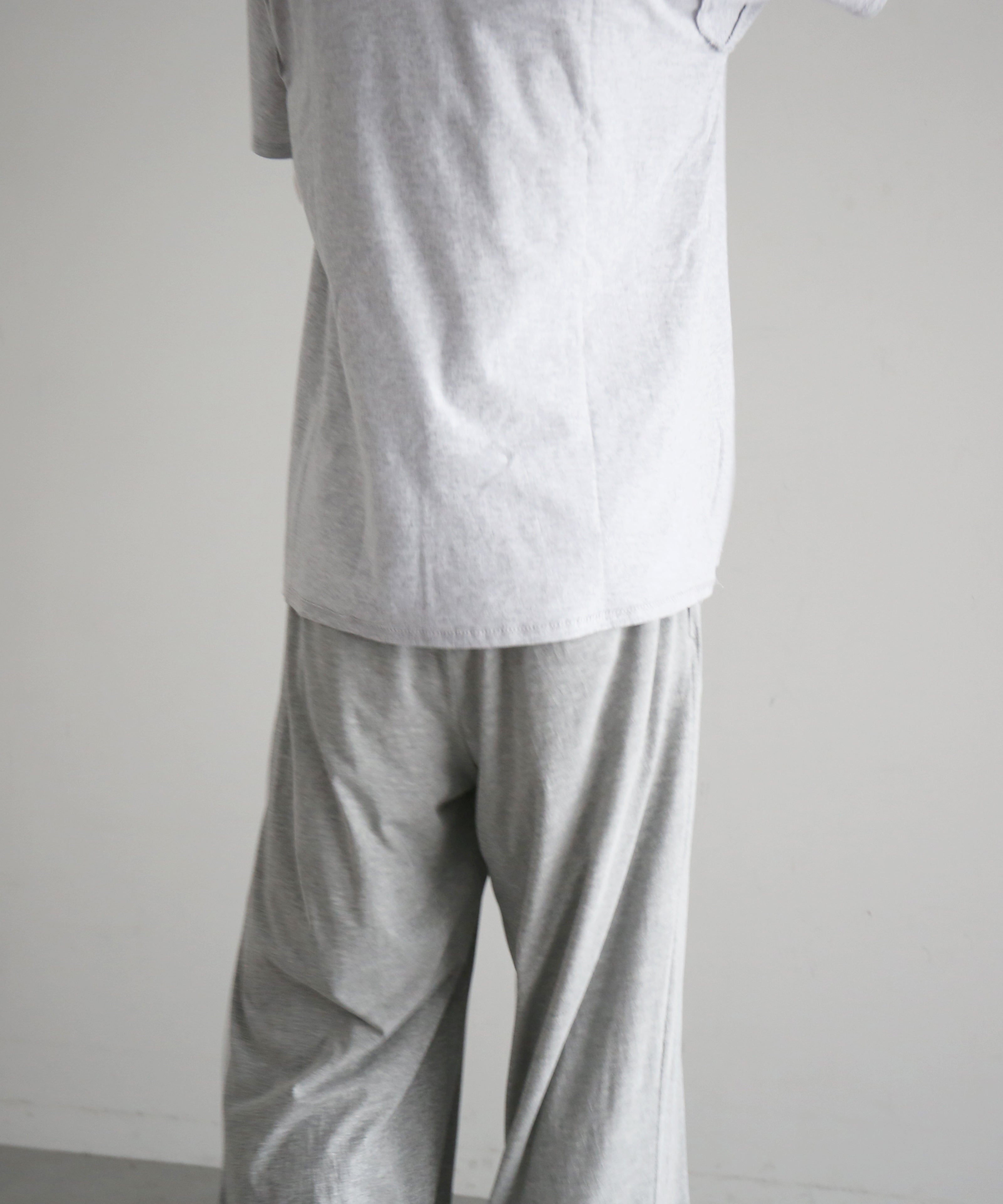 KAIKO Double wide easy pants "TOP GRAY"