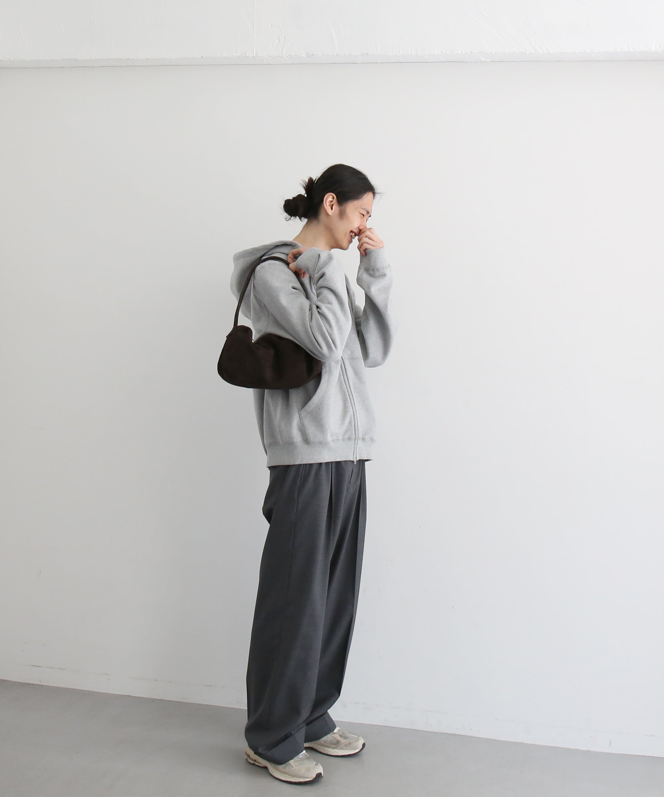 GUIDI Small handle bag "WHITE"