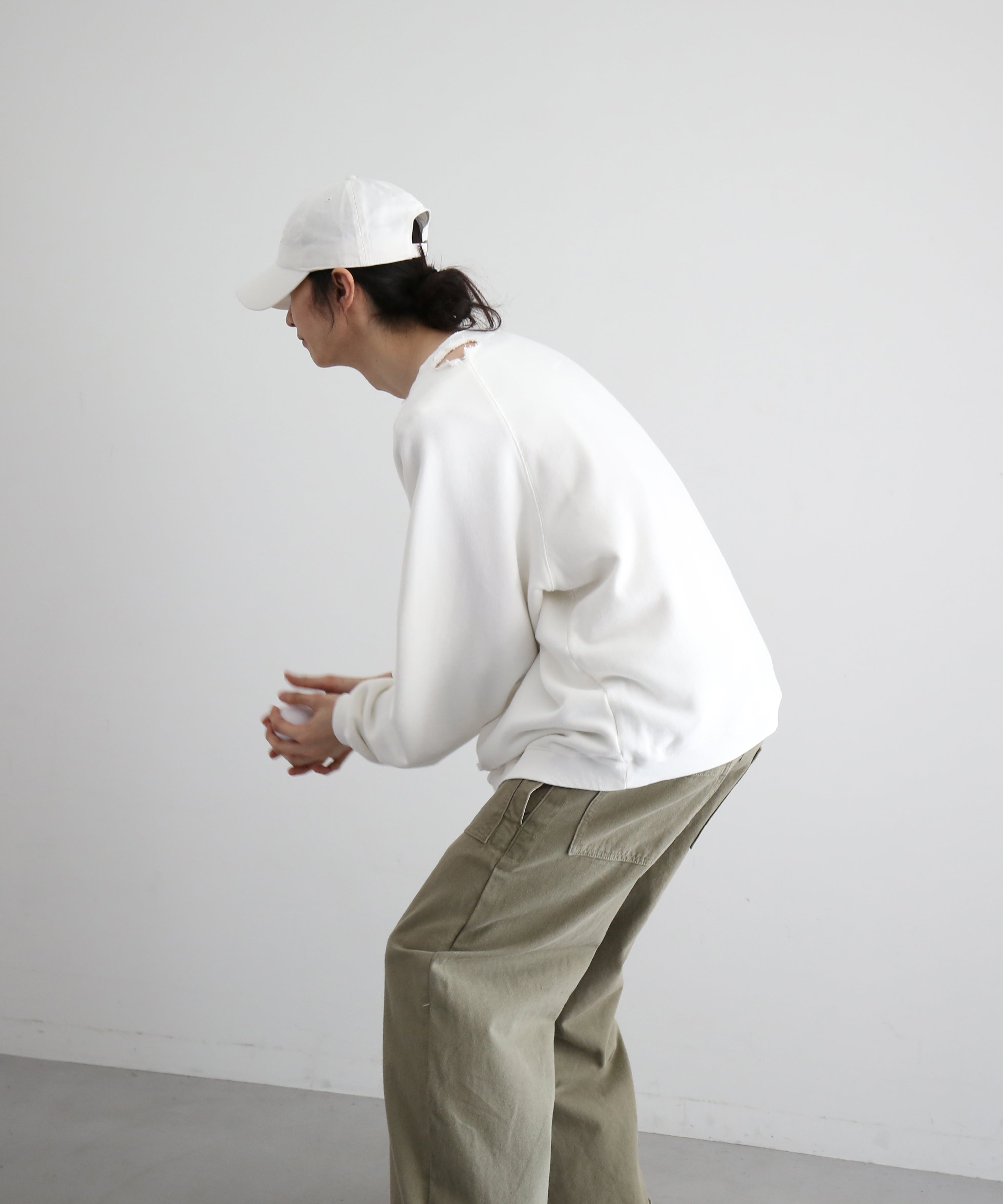 Basketcase Los angeles, crewneck "WHITE"
