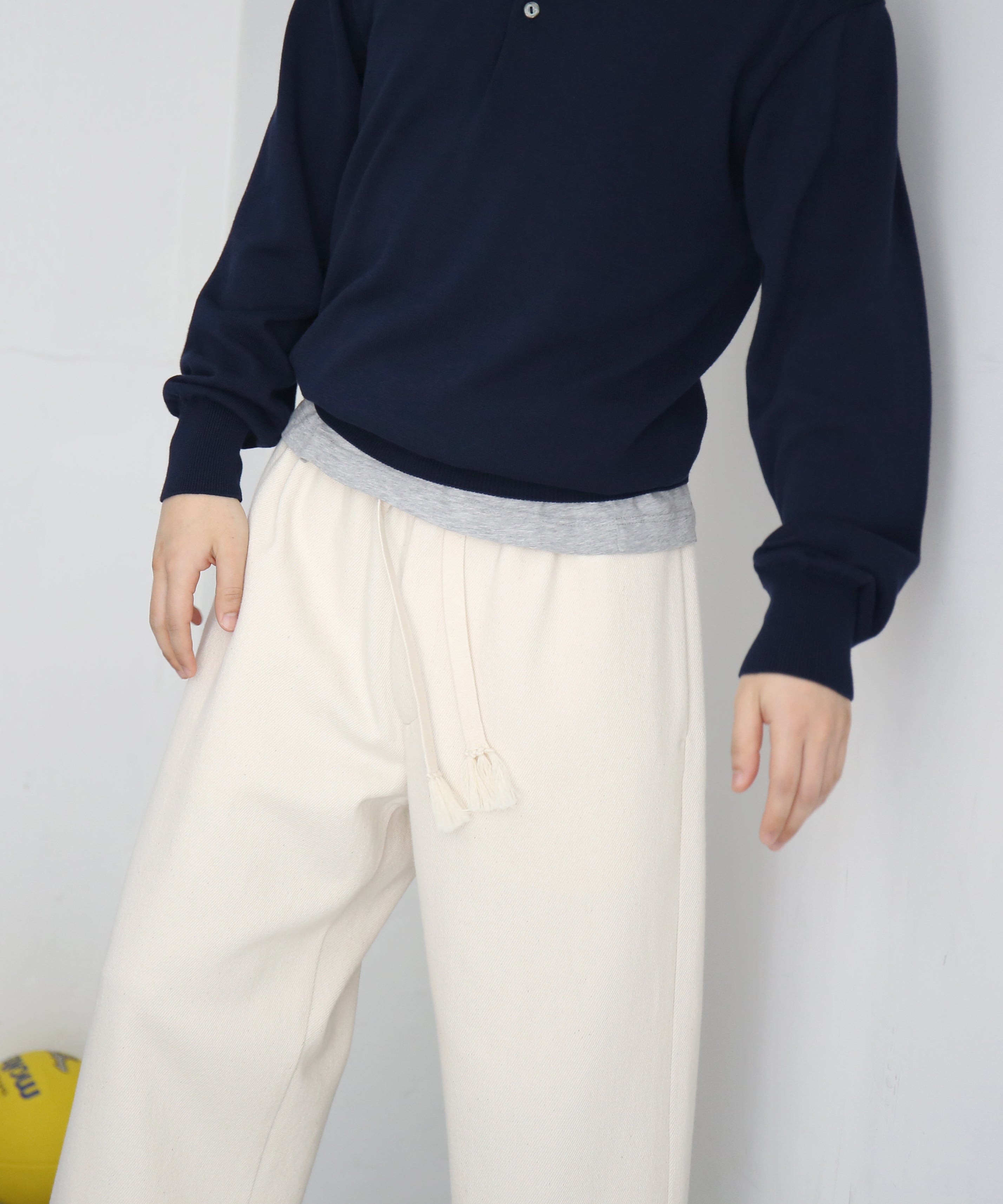 OLD FOLK HOUSE At home denim "IVORY"
