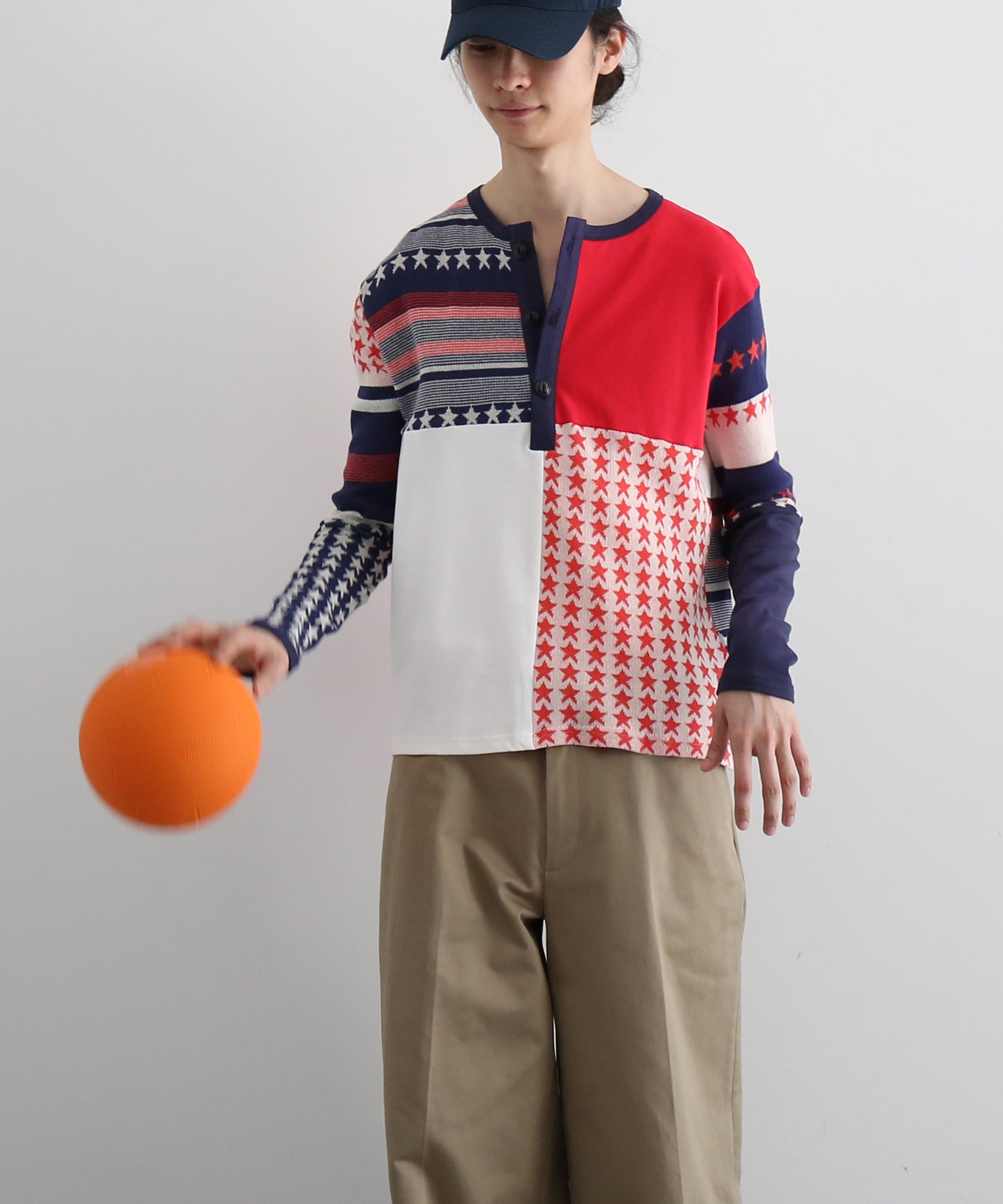 Basketcase America, knit "MULTI"