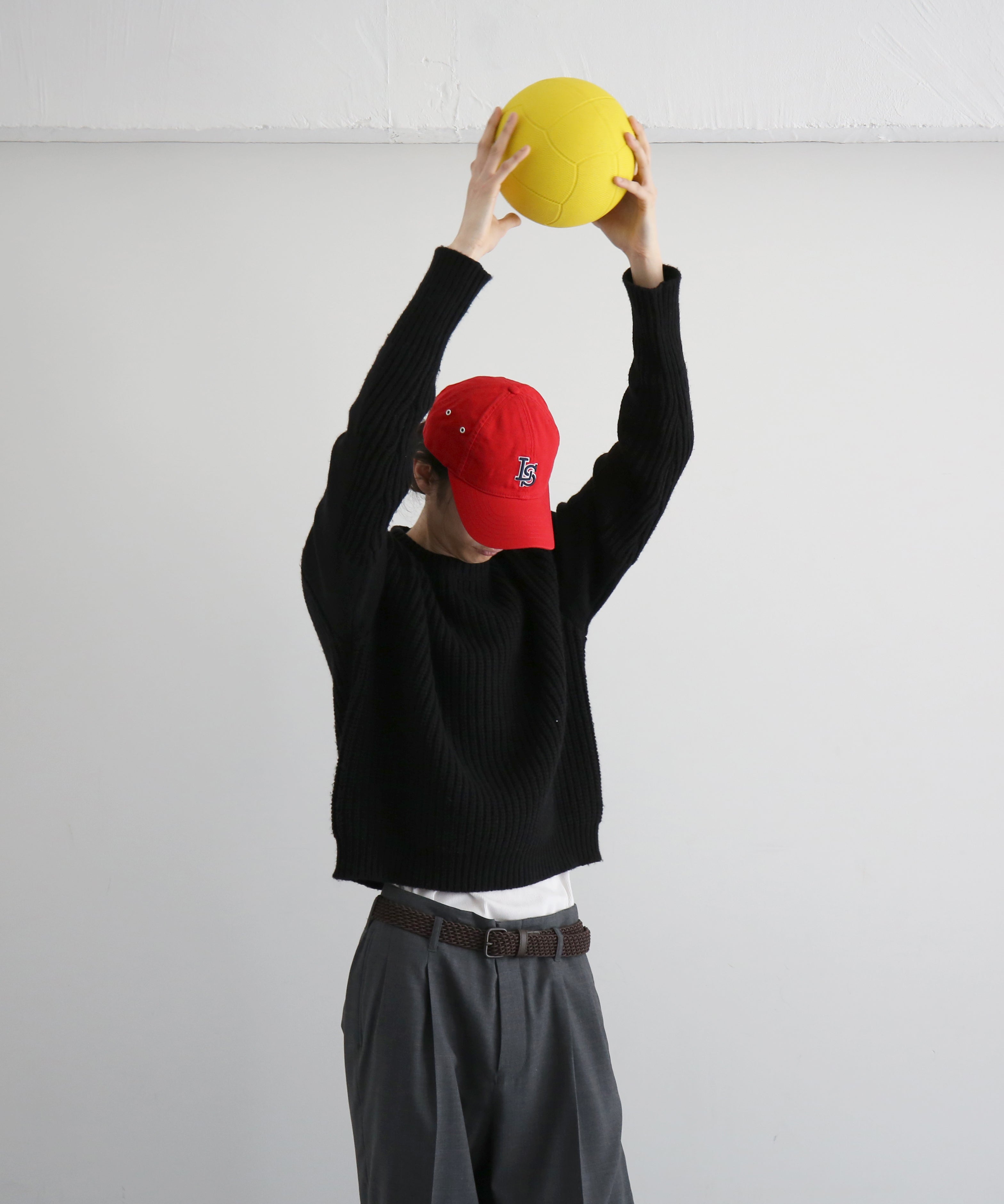 Basketcase Fisherman, knit "BLACK"