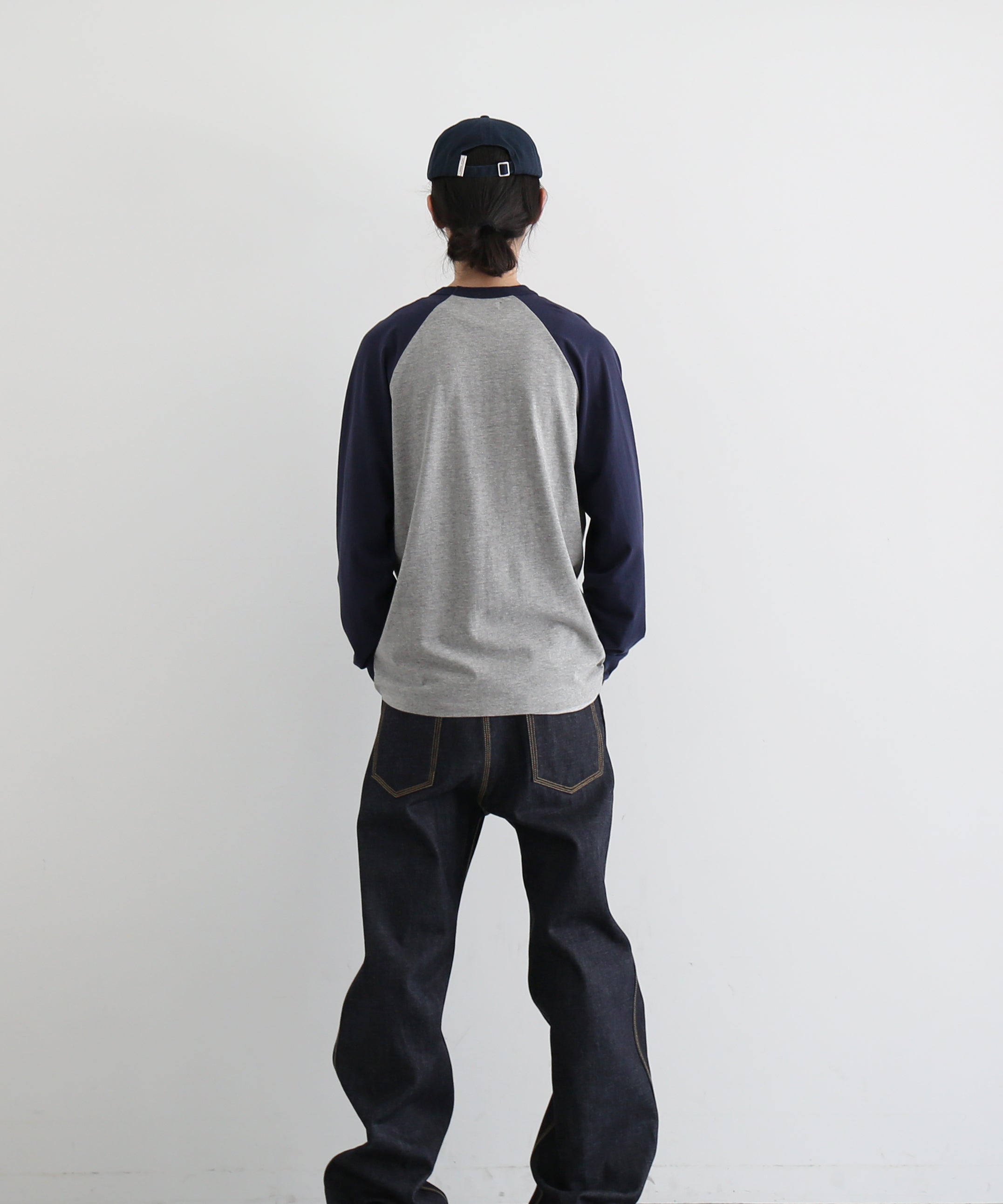 Gimaguas Samuel ls t-shirt "NAVY-GREY"