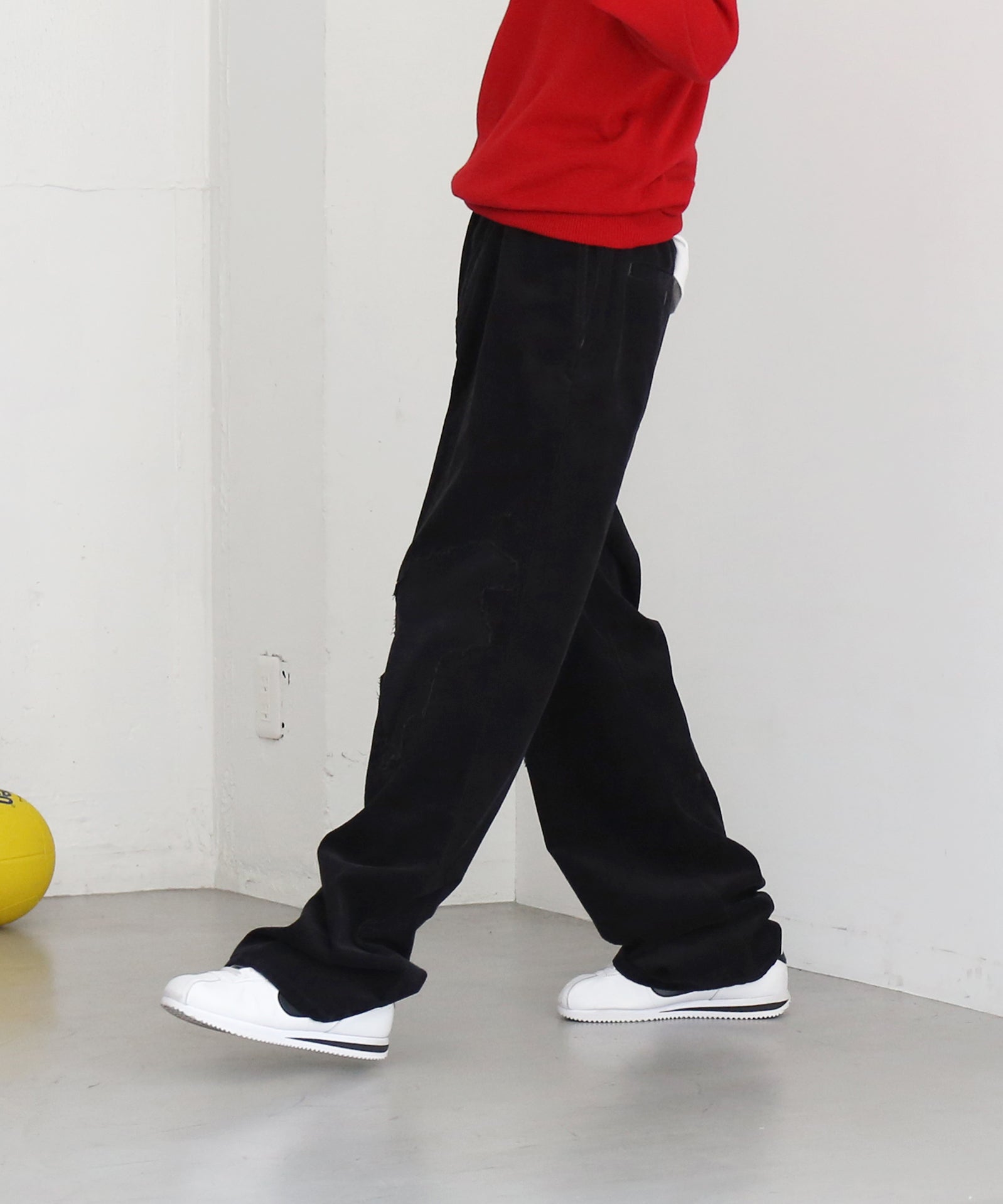 Basketcase Lax, repaired black corduroy "BLACK"