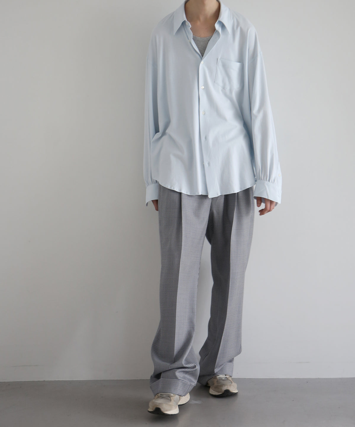 KAIKO Regular collar shirt "O.WHITE"