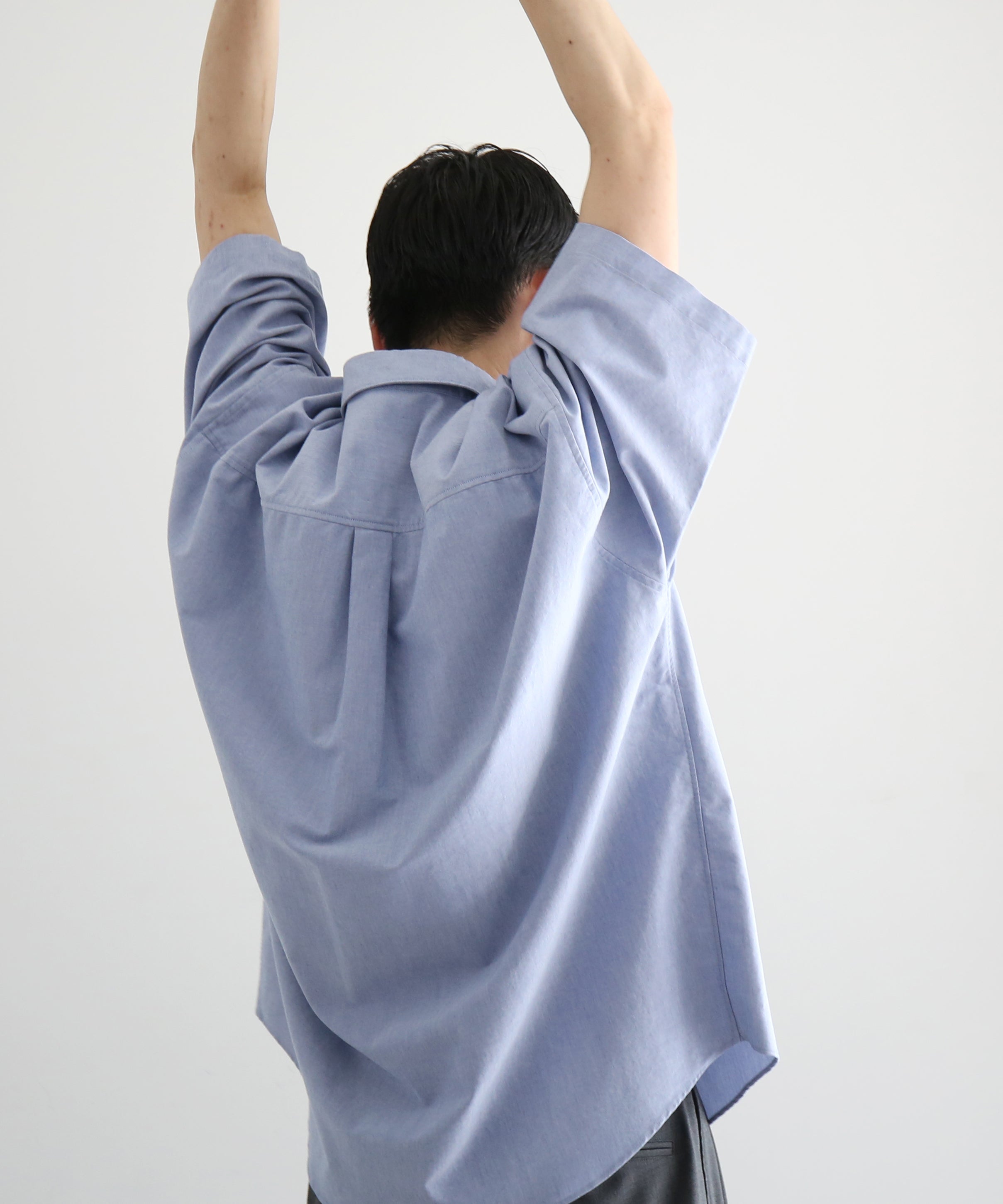 DIGAWEL Oversized s/s shirt "DARK SAX"