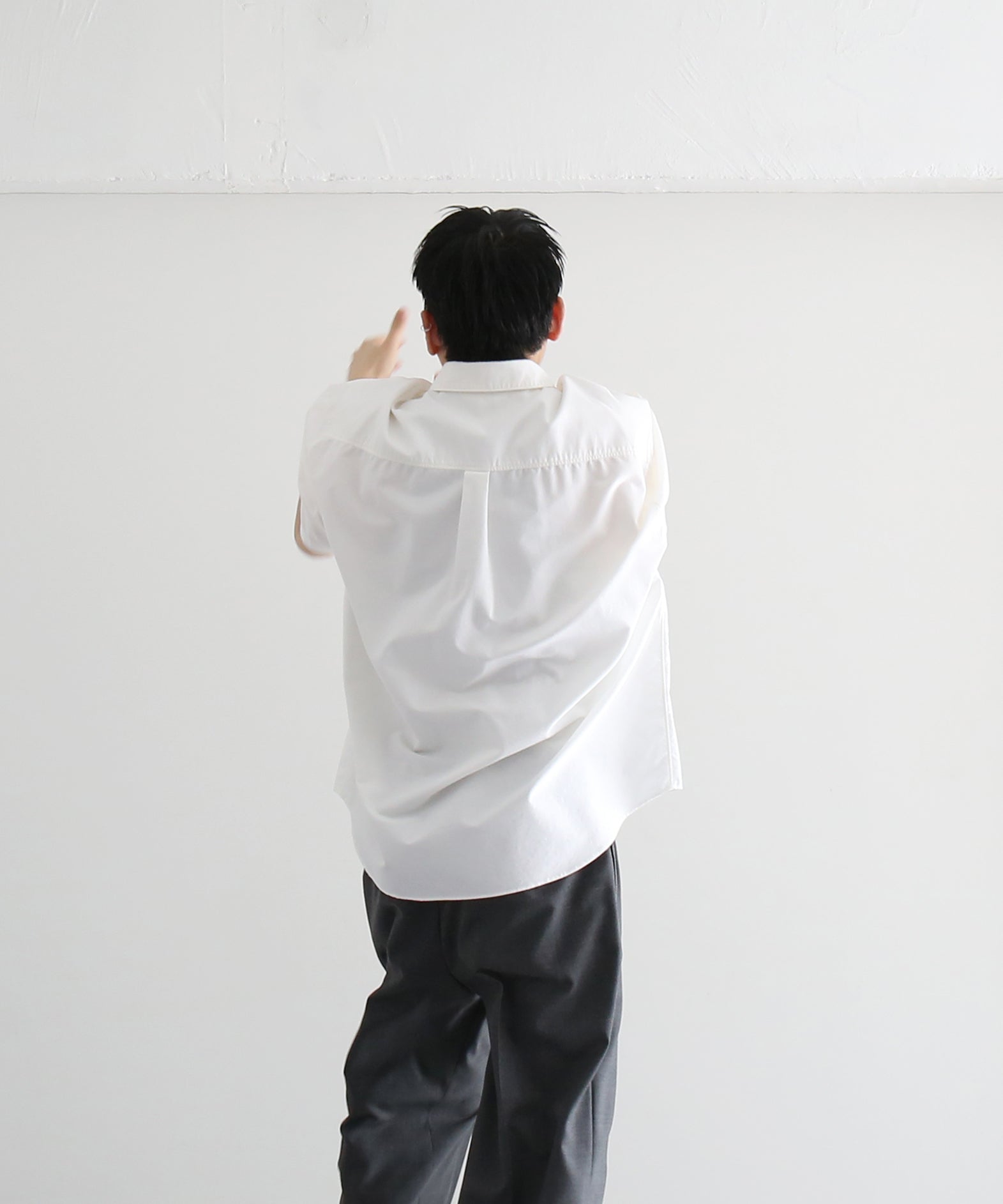 DIGAWEL Oversized s/s shirt "WHITE"