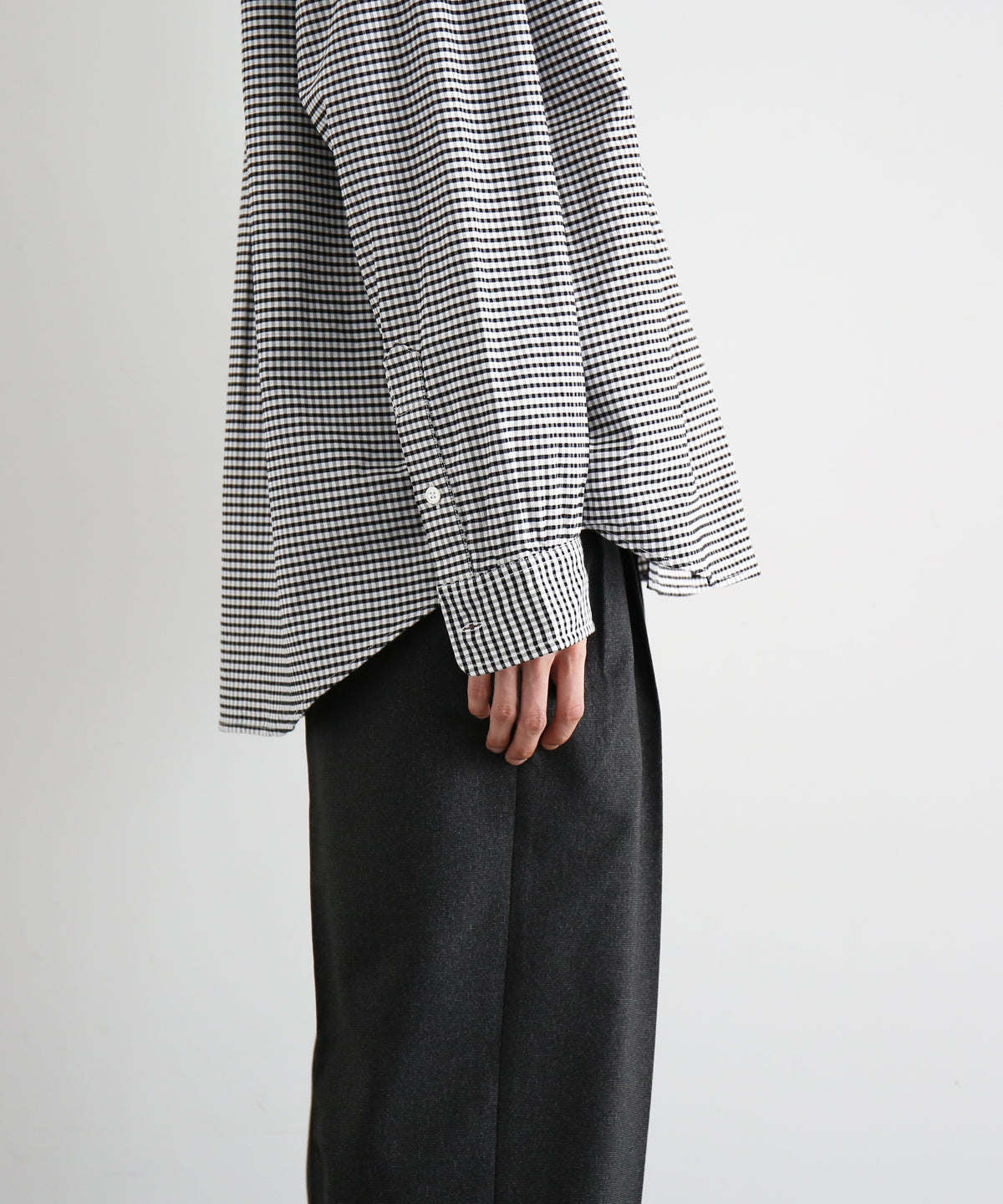 KAIKO Regular collar shirt "BLACK"
