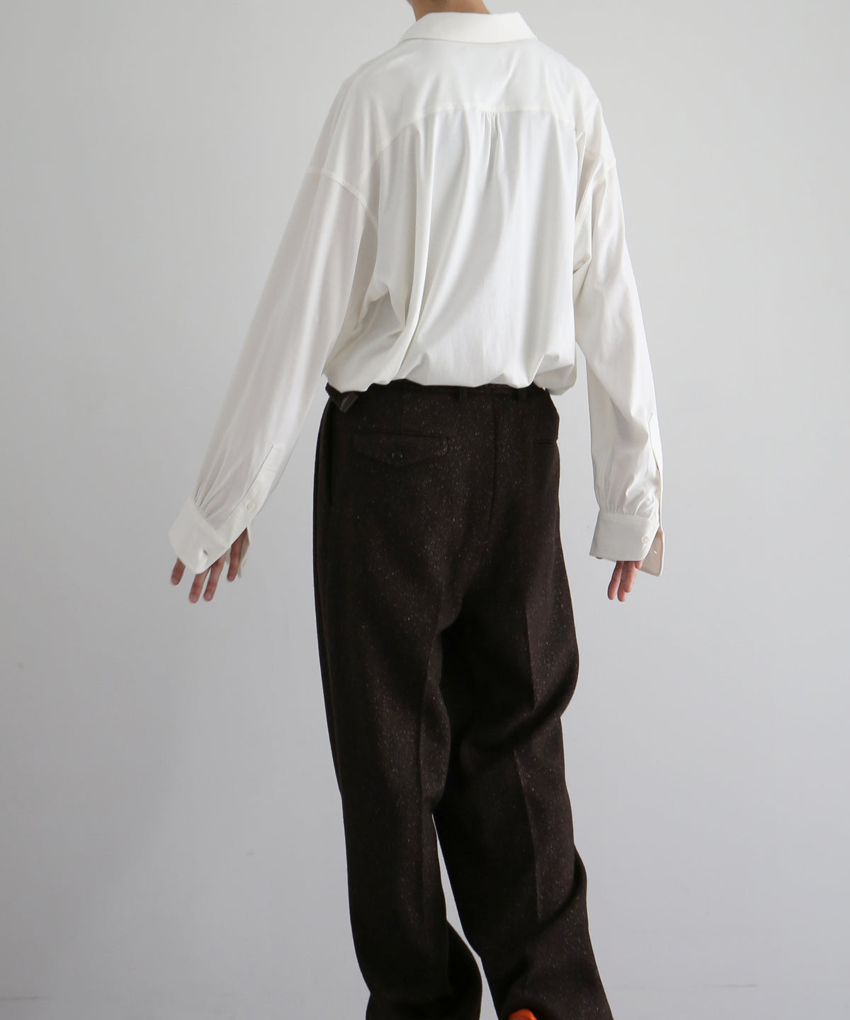 KAIKO Regular collar shirt "O.WHITE"