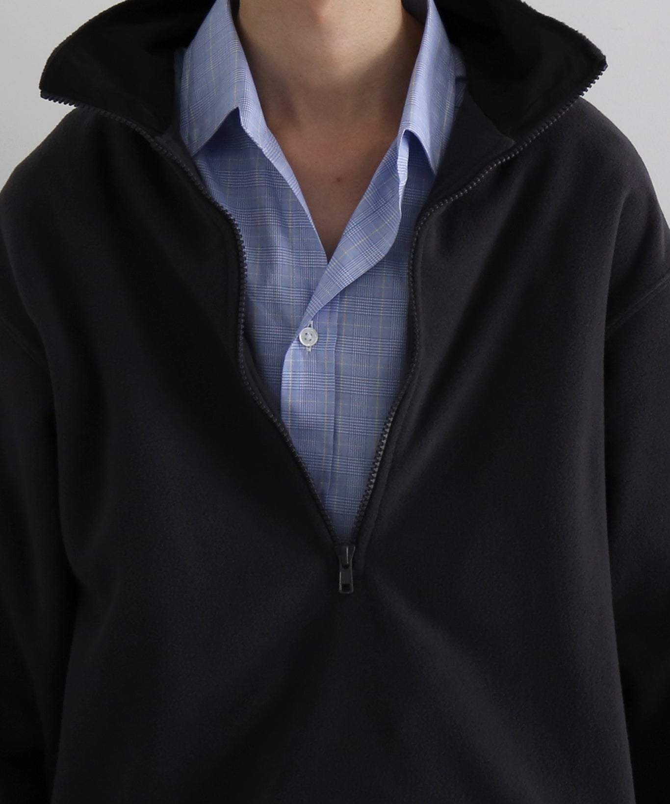 entire studios Shell fleece “BLACK”