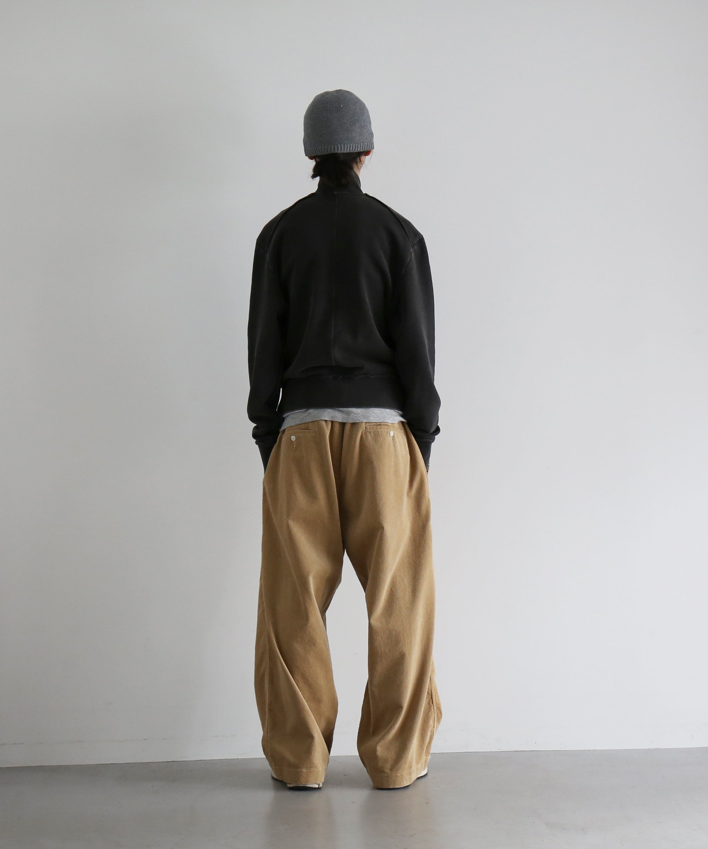 entire studios Supply track jacket "WASHED BLACK"
