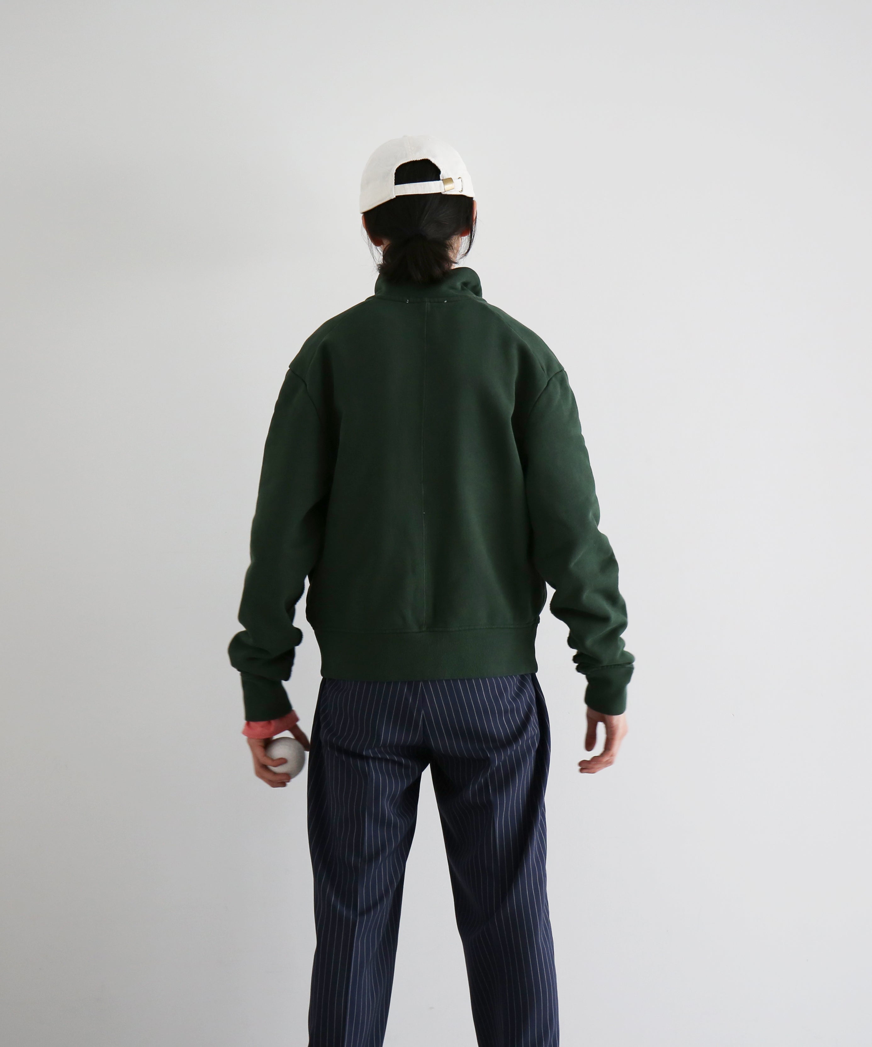 entire studios Standard track jacket “COLLEGE GREEN"