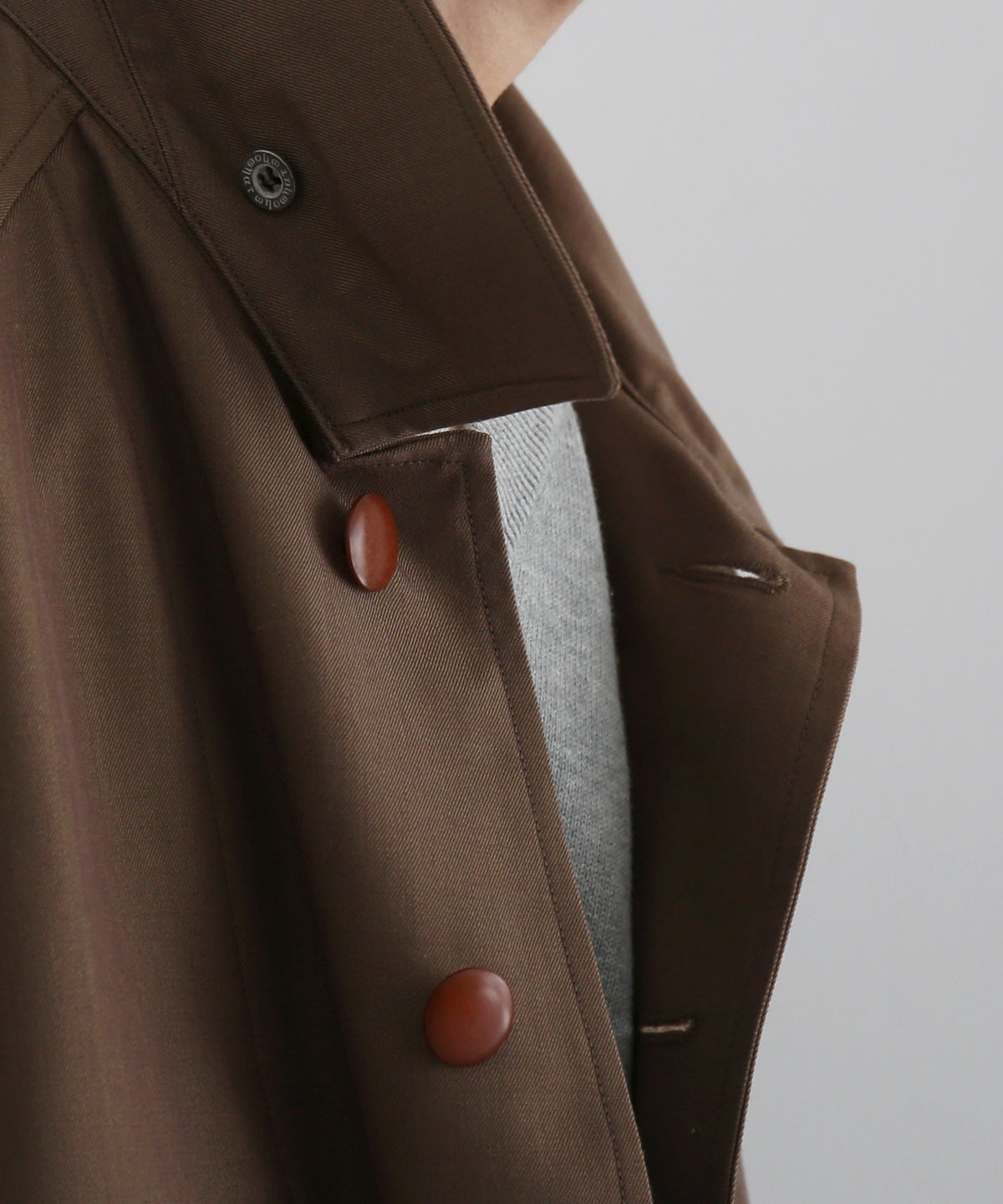 WHOWHAT Motorcycle coat "BROWN"