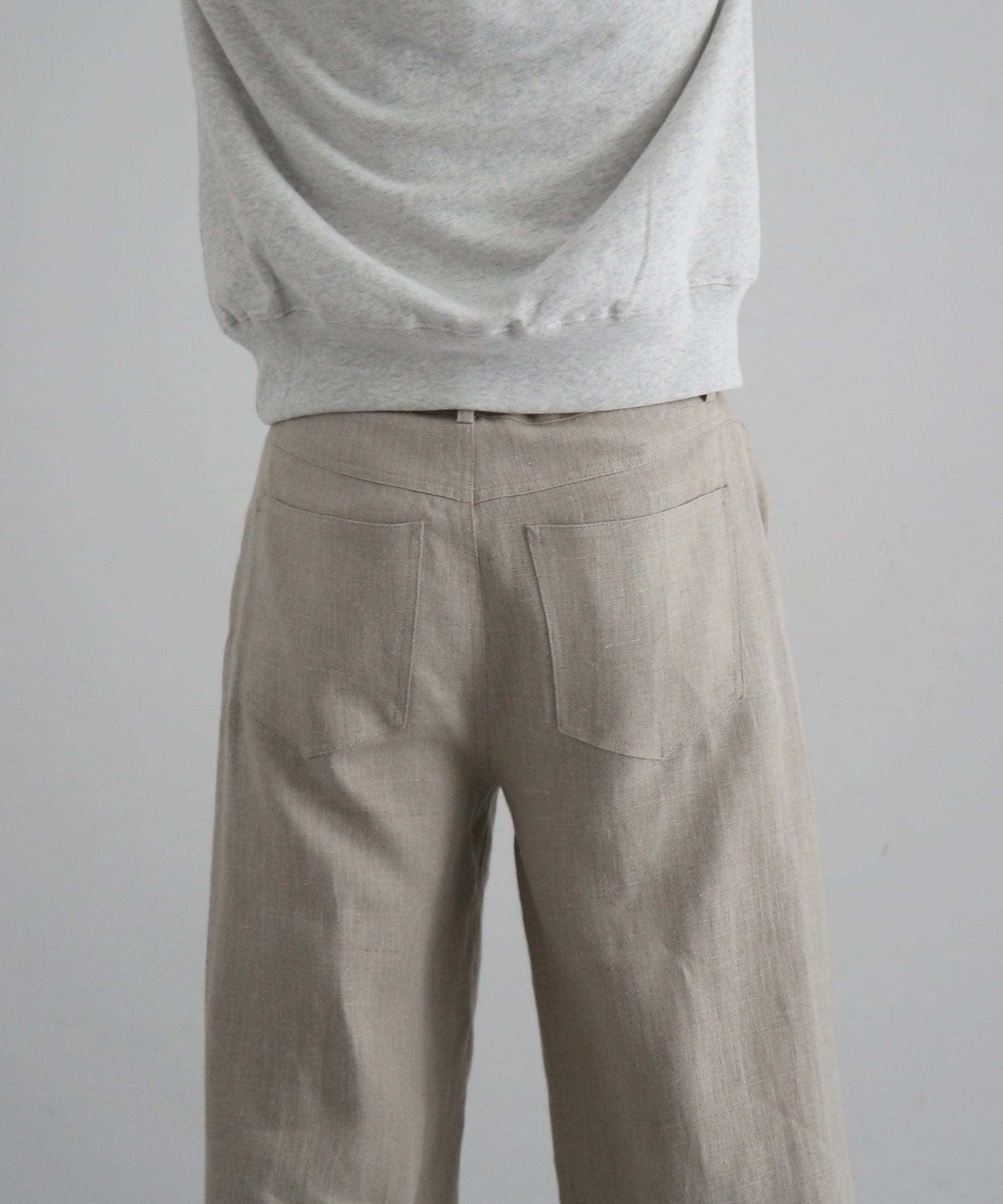 sefr Arno trouser "BEIGE CONCRETE LINEN"