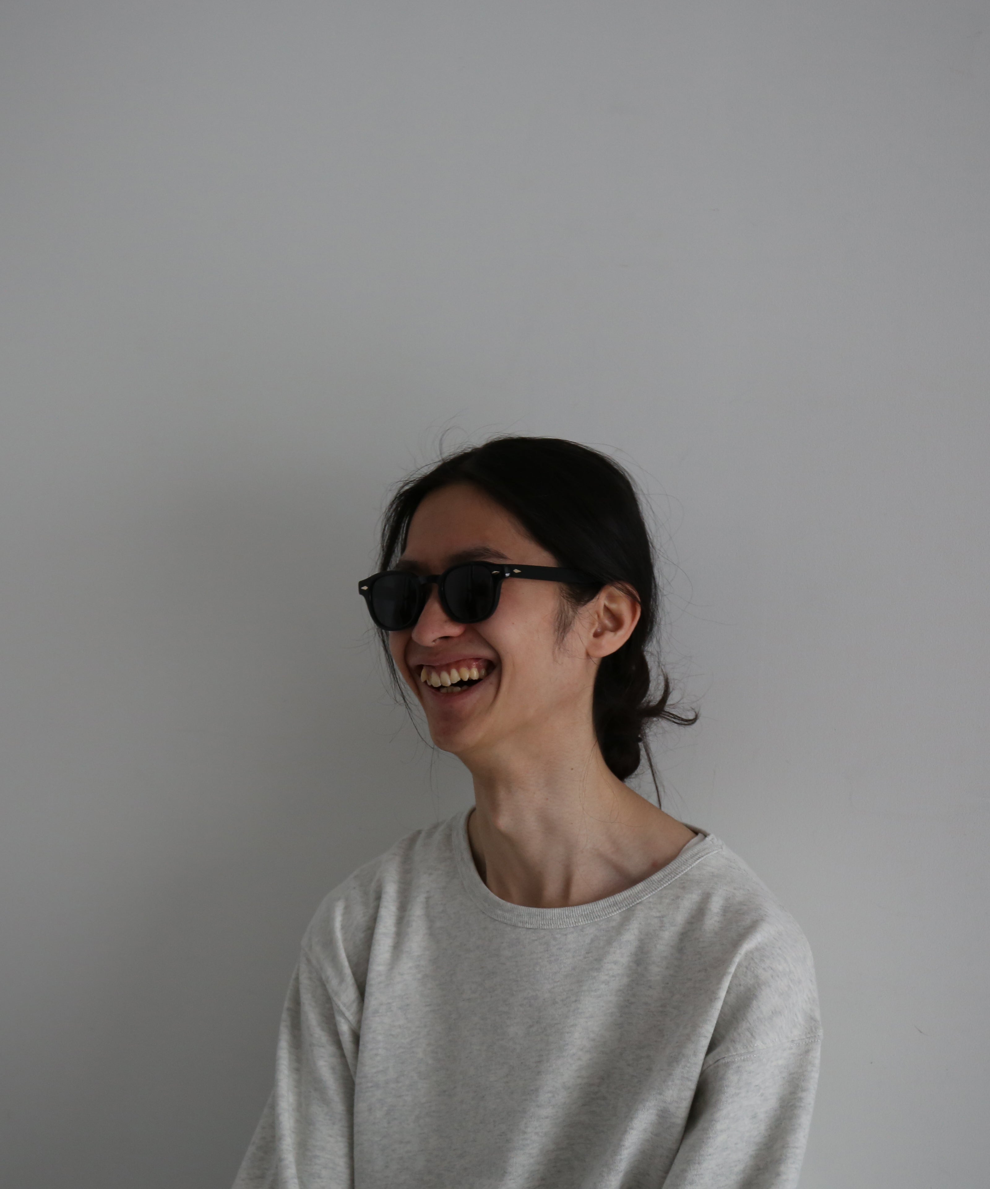 NOCHINO OPTICAL "Nochino" "#4 GLOSS BLACK × DARK GREY"