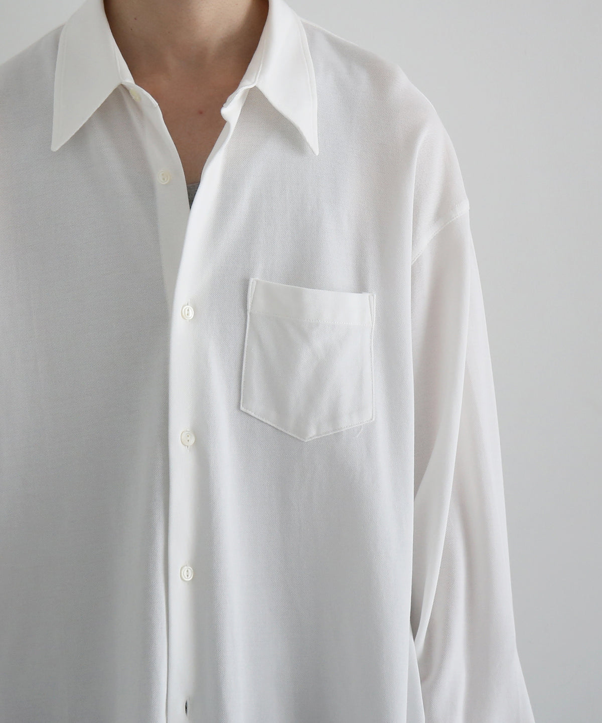 KAIKO Regular collar shirt "OFF WHITE"