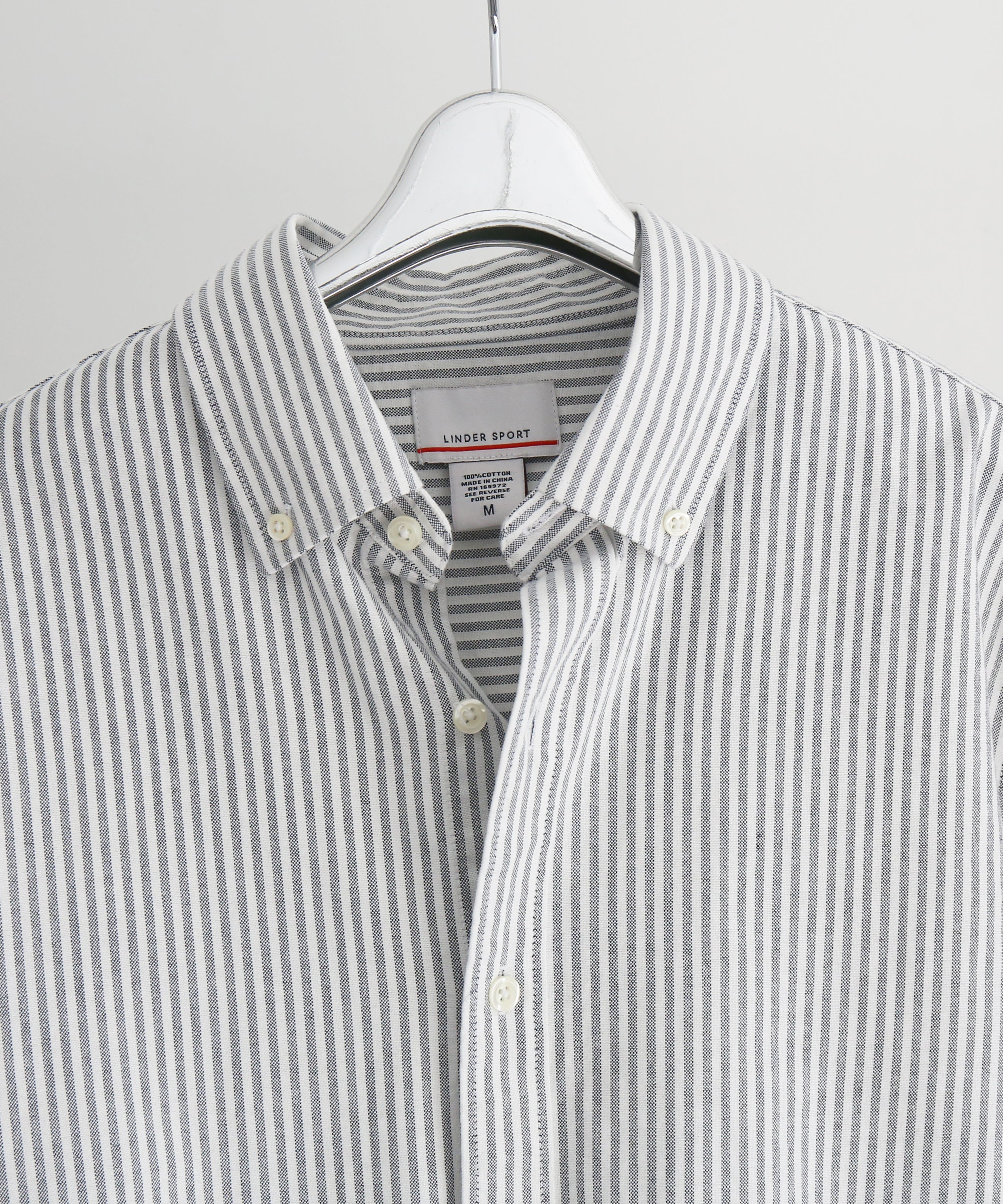 LINDER SPORT Oxford shirt "NAVY STRP"