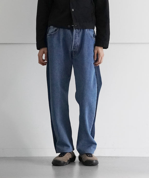 BLESS Jeanspleatfront pack of 2 (l) "b" "DARKBLUE×BLUE"