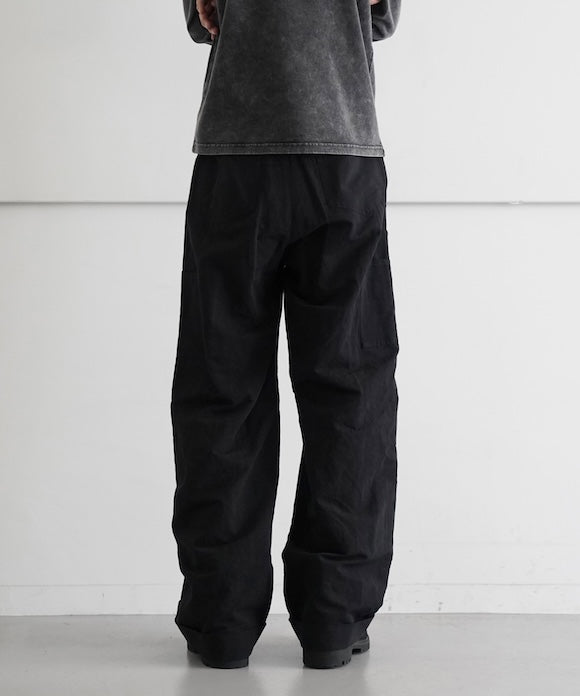 BIBLIOTHERK Painter pants "BLACK"