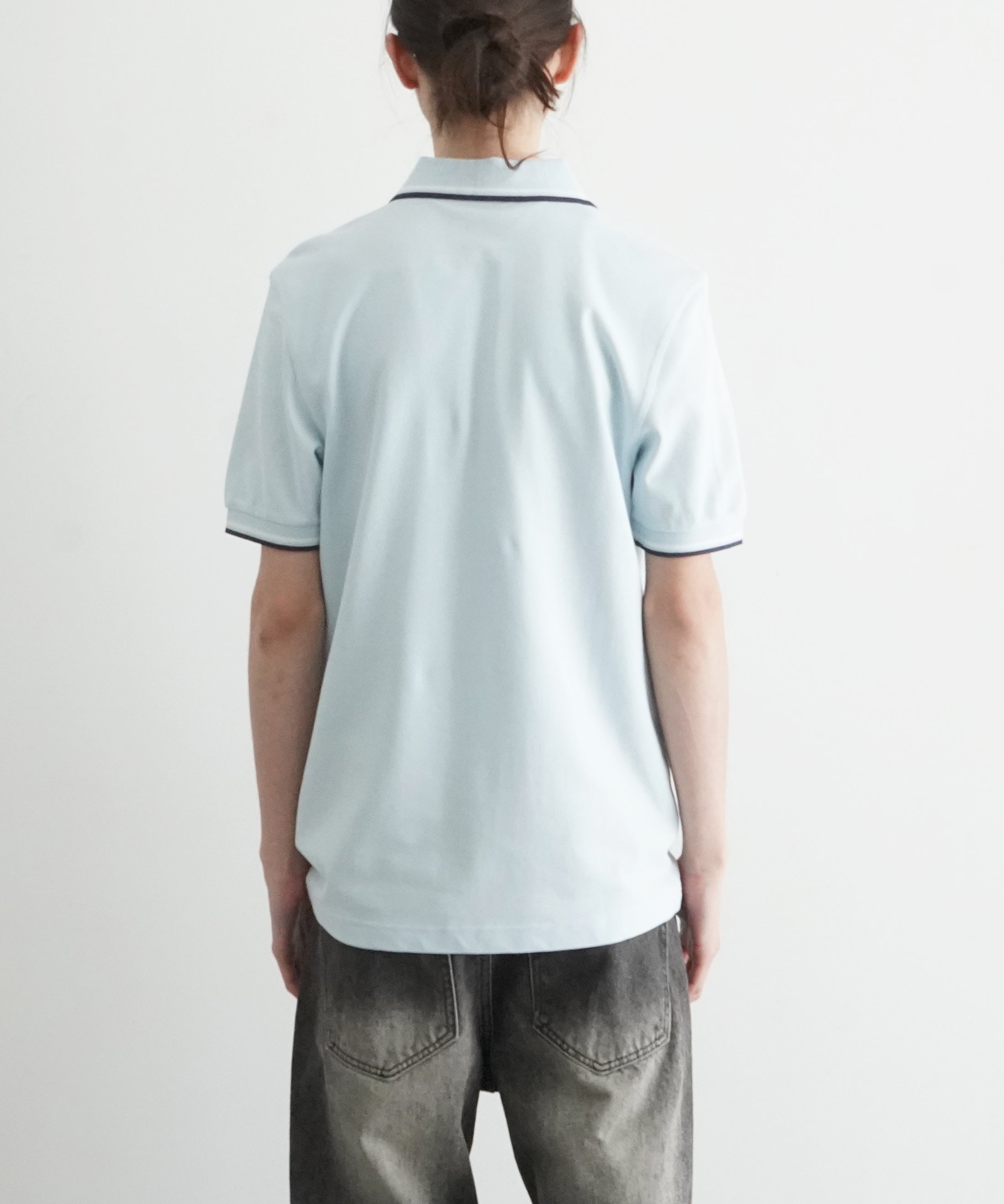 FRED PERRY Twin tipped fred perry shirt "LGIC/SWHI/TN"