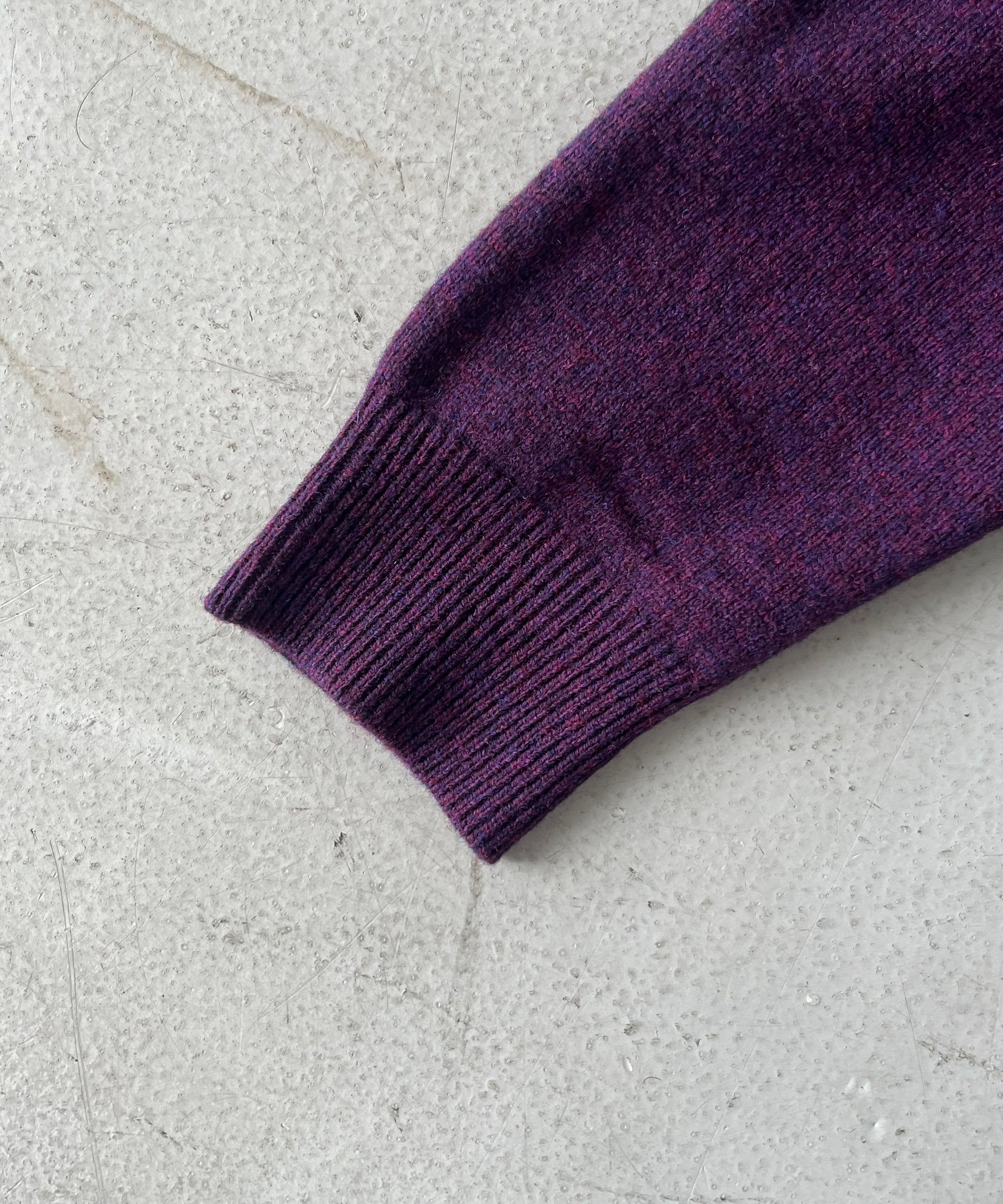 crepuscule M-g knit polo "PURPLE"