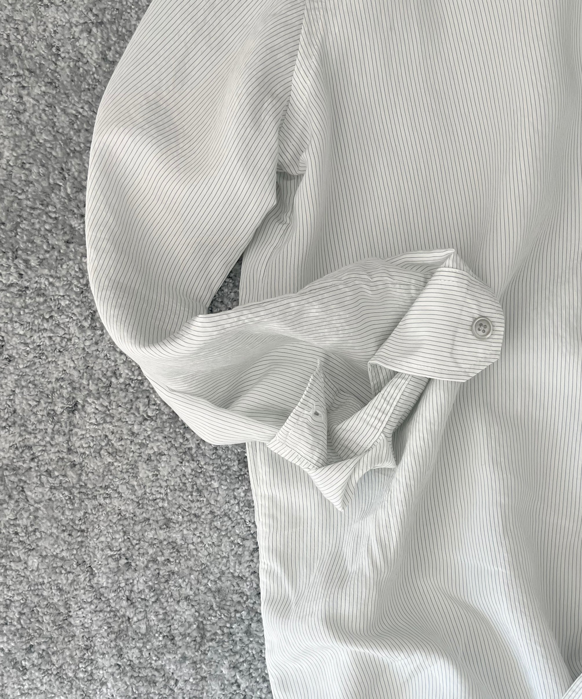 OUR LEGACY Vast shirt "MIDNIGHT LINE STRIPE MODALUX"