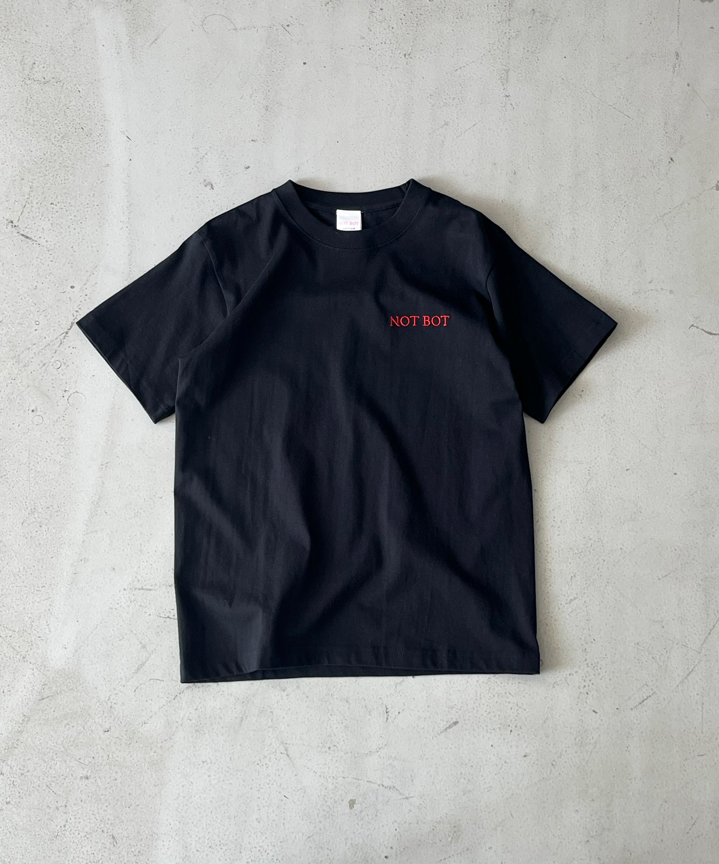 NOT BOT NOT BOT Logo t-shirt "TOP GRAY"