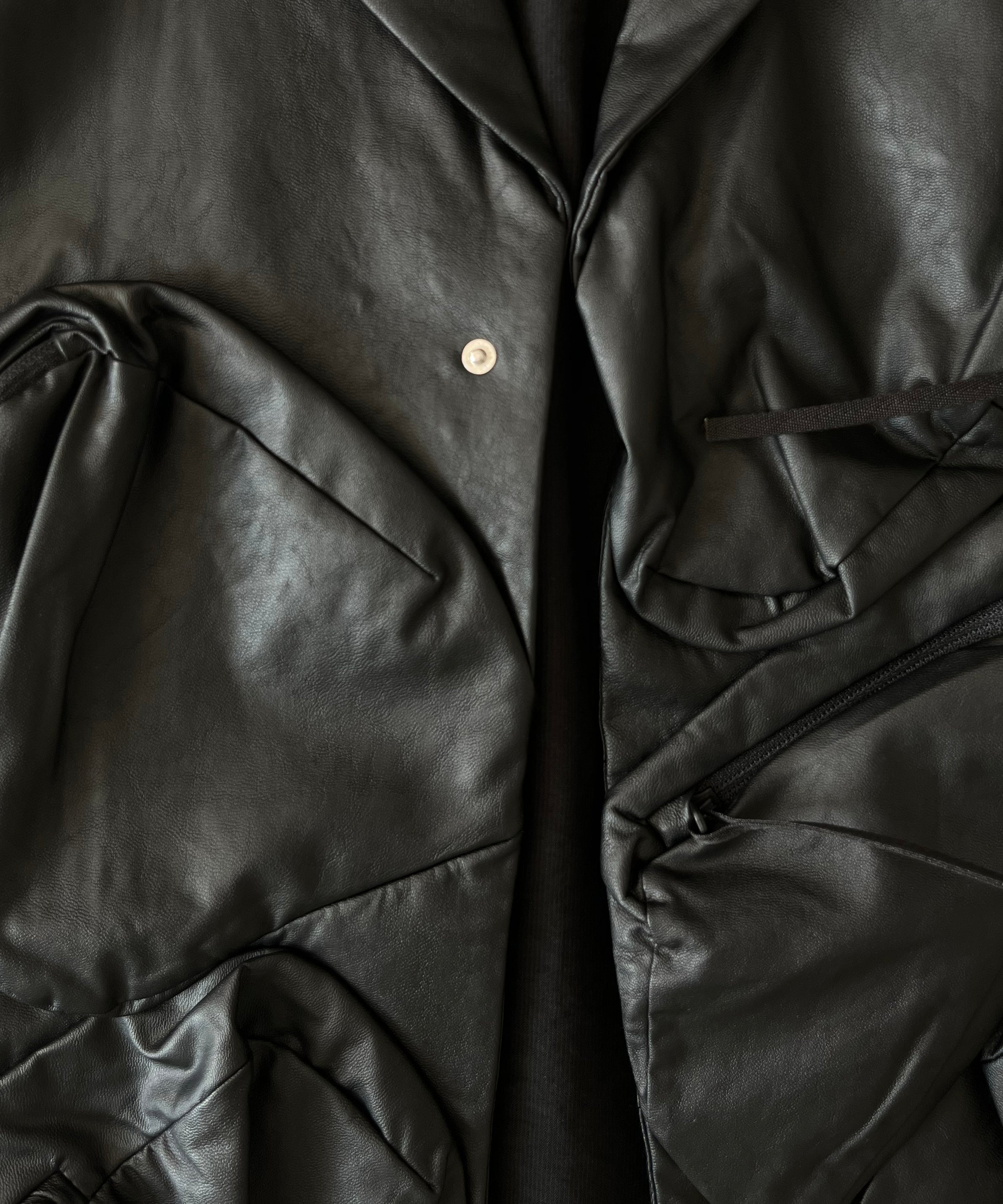 POST ARCHIVE FACTION(PAF) Seeds jacket "METALLIC BLACK"