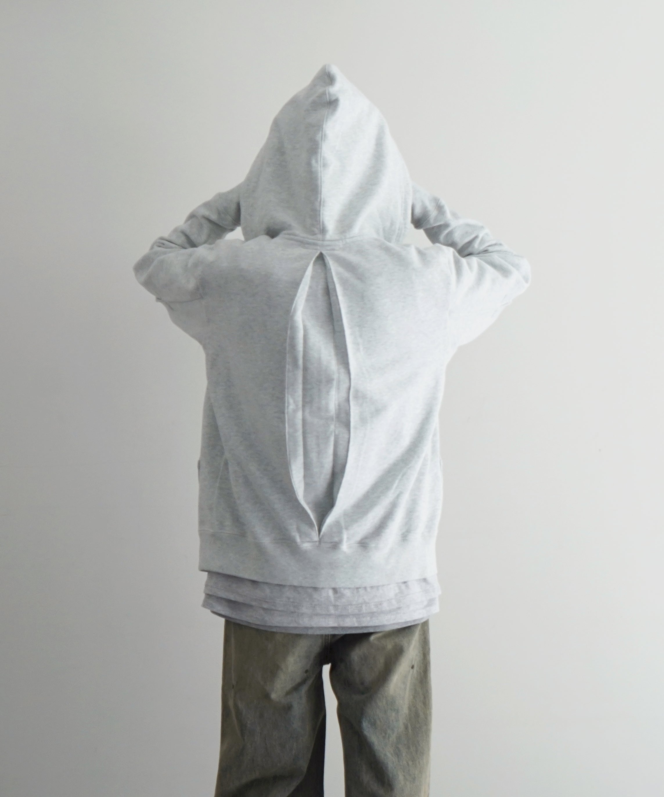 【EXCLUSIVE】WHIMSY White heather hoodie "WHITE"